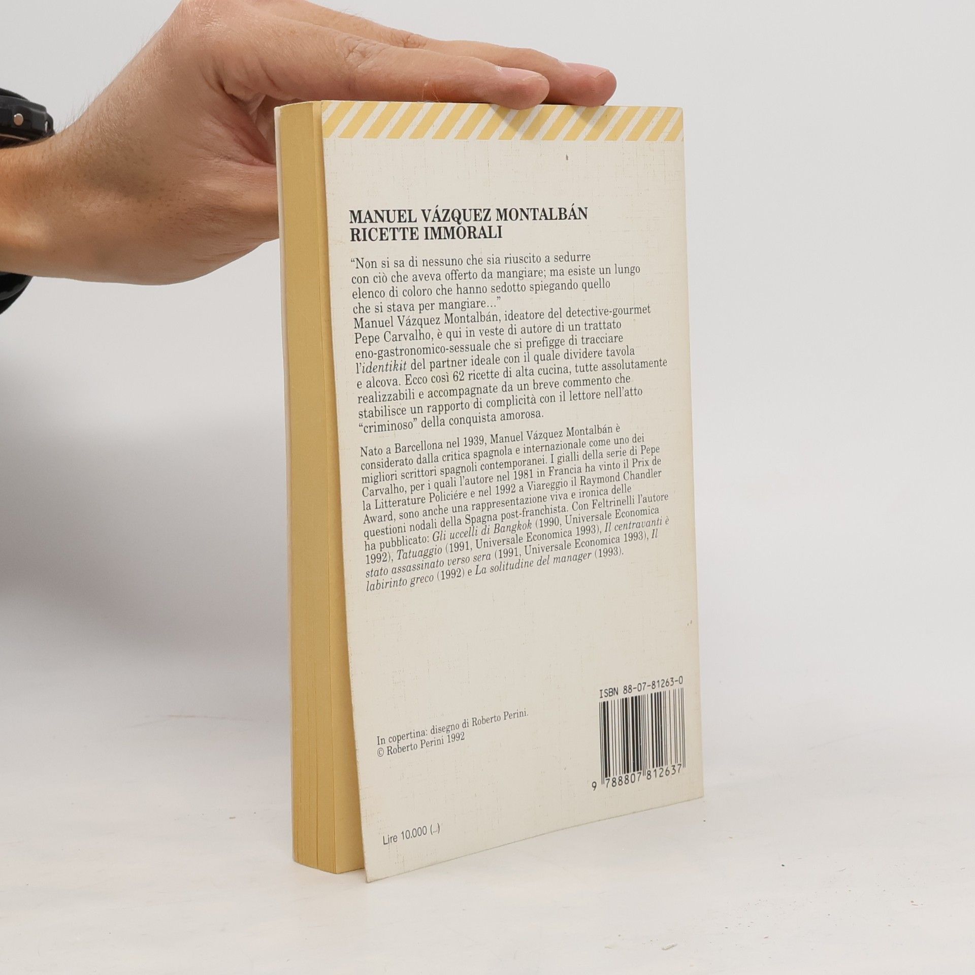 Manuel Vázquez Montalbán Universale Economica - 1263: Ricette immorali