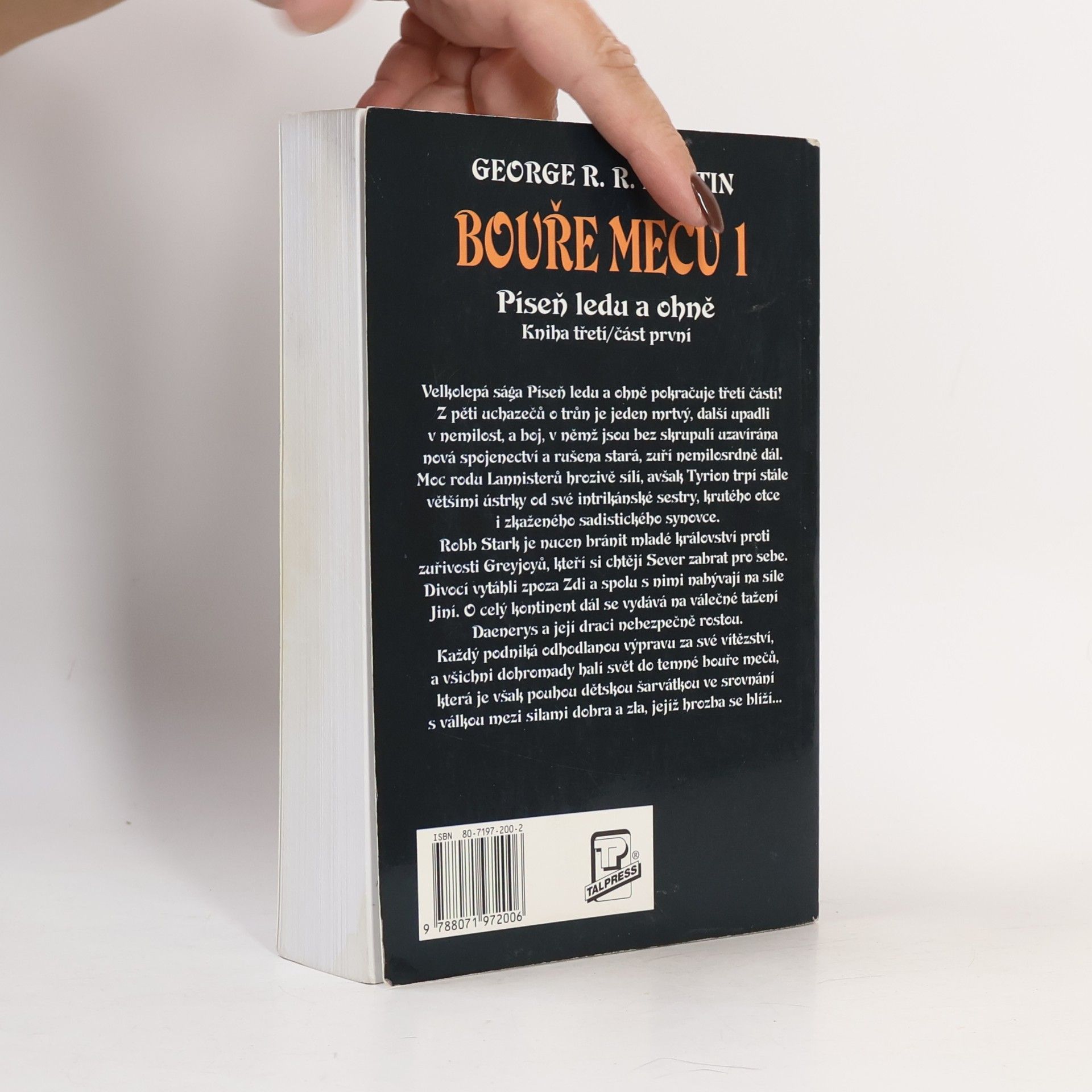 George R. R. Martin Bouře mečů 1