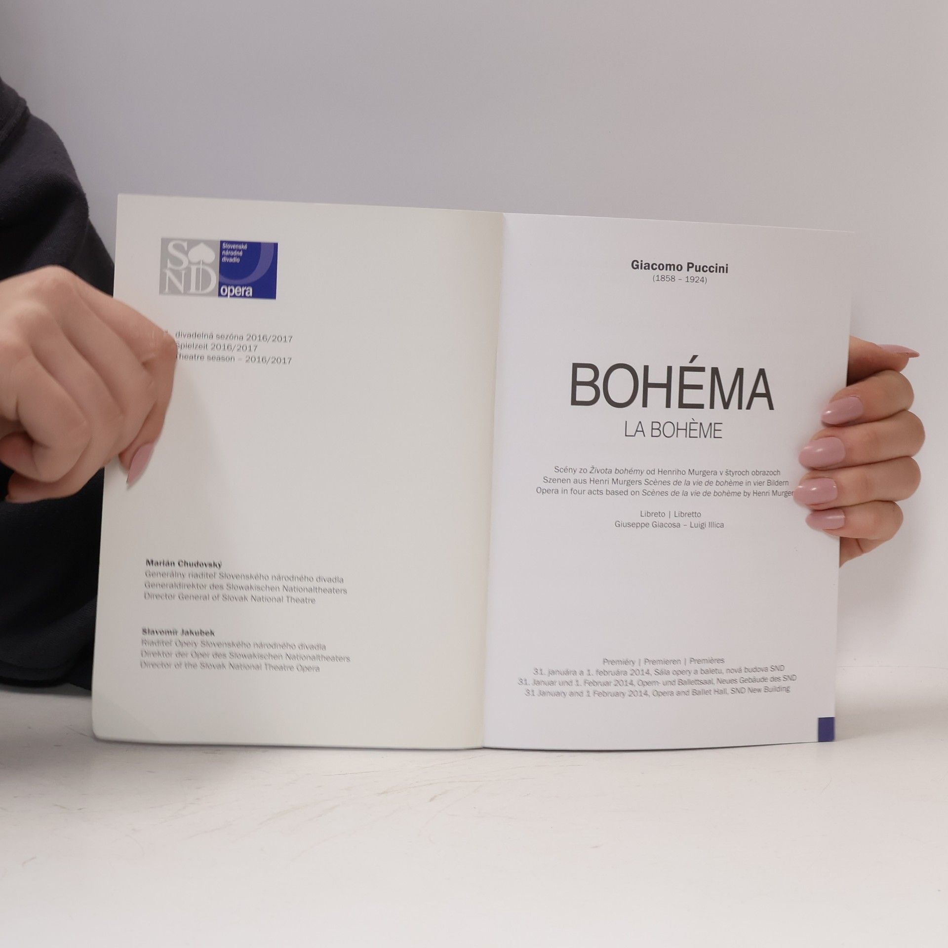 Giacomo Puccini Bohéma