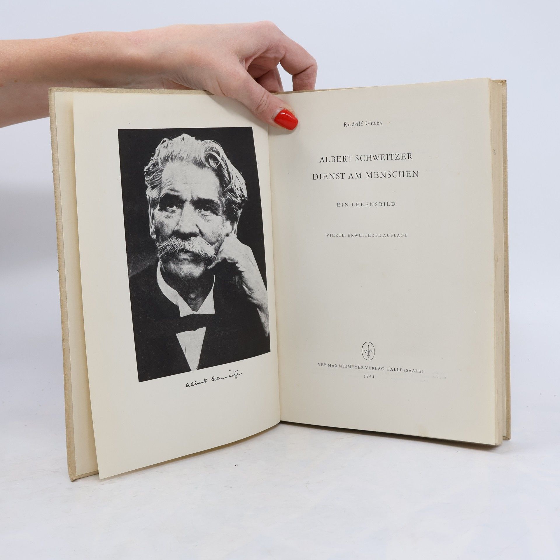 Rudolf Grabs Albert Schweitzer. Ein Lebenbild