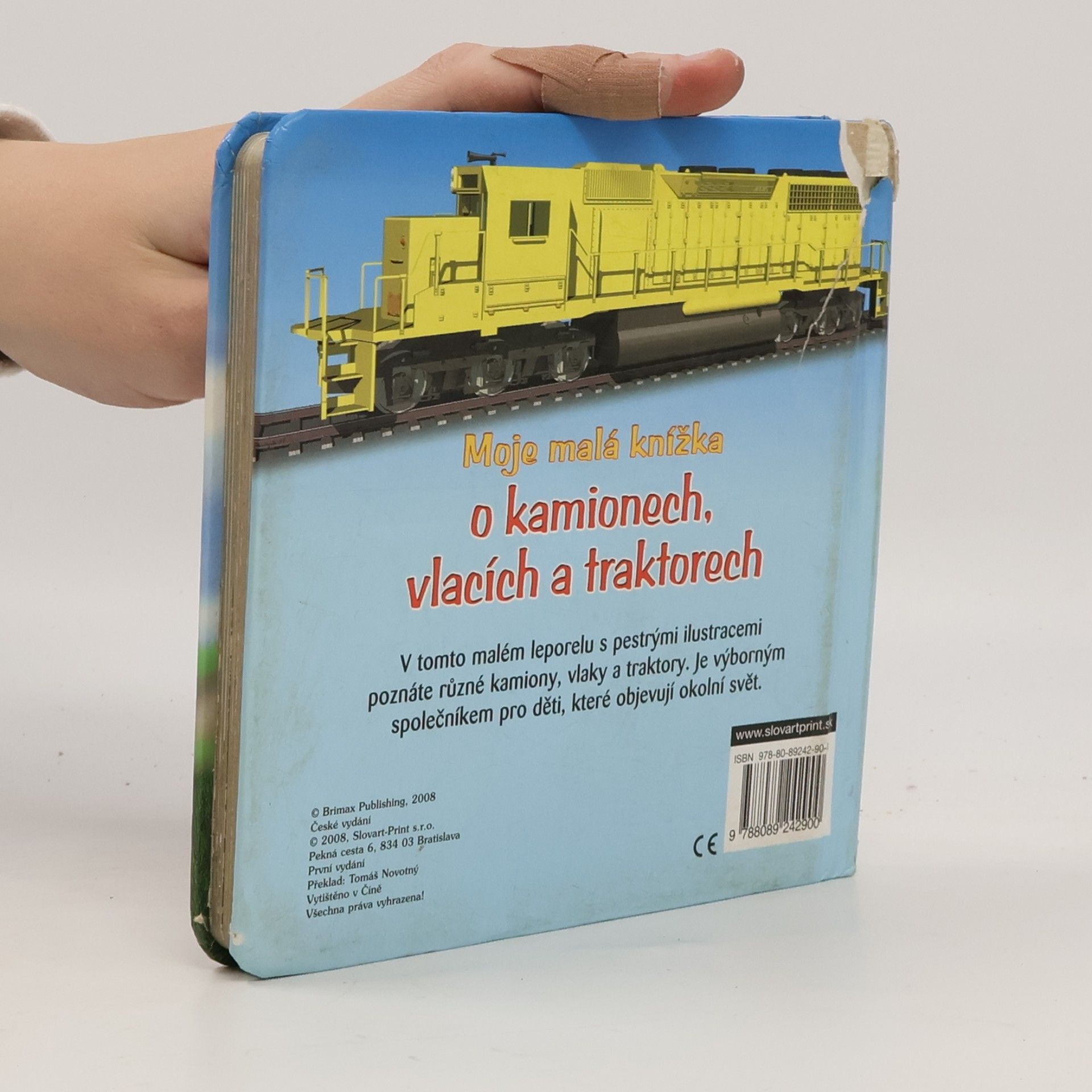 Kolektiv autorů Moje malá knížka o kamionech, vlacích a traktorech