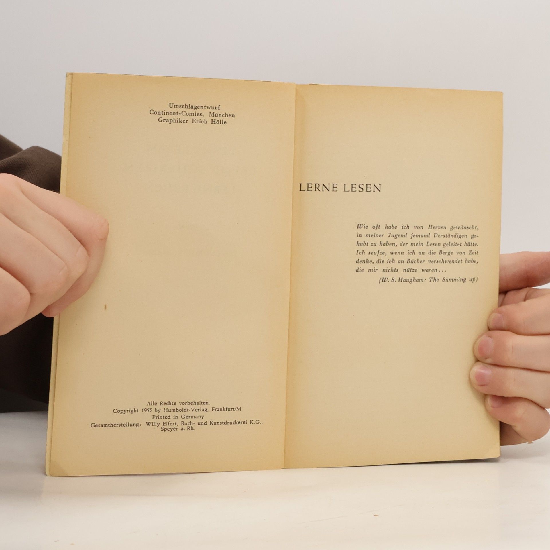 Erich Hölle Lerne lesen - schreiben - reden