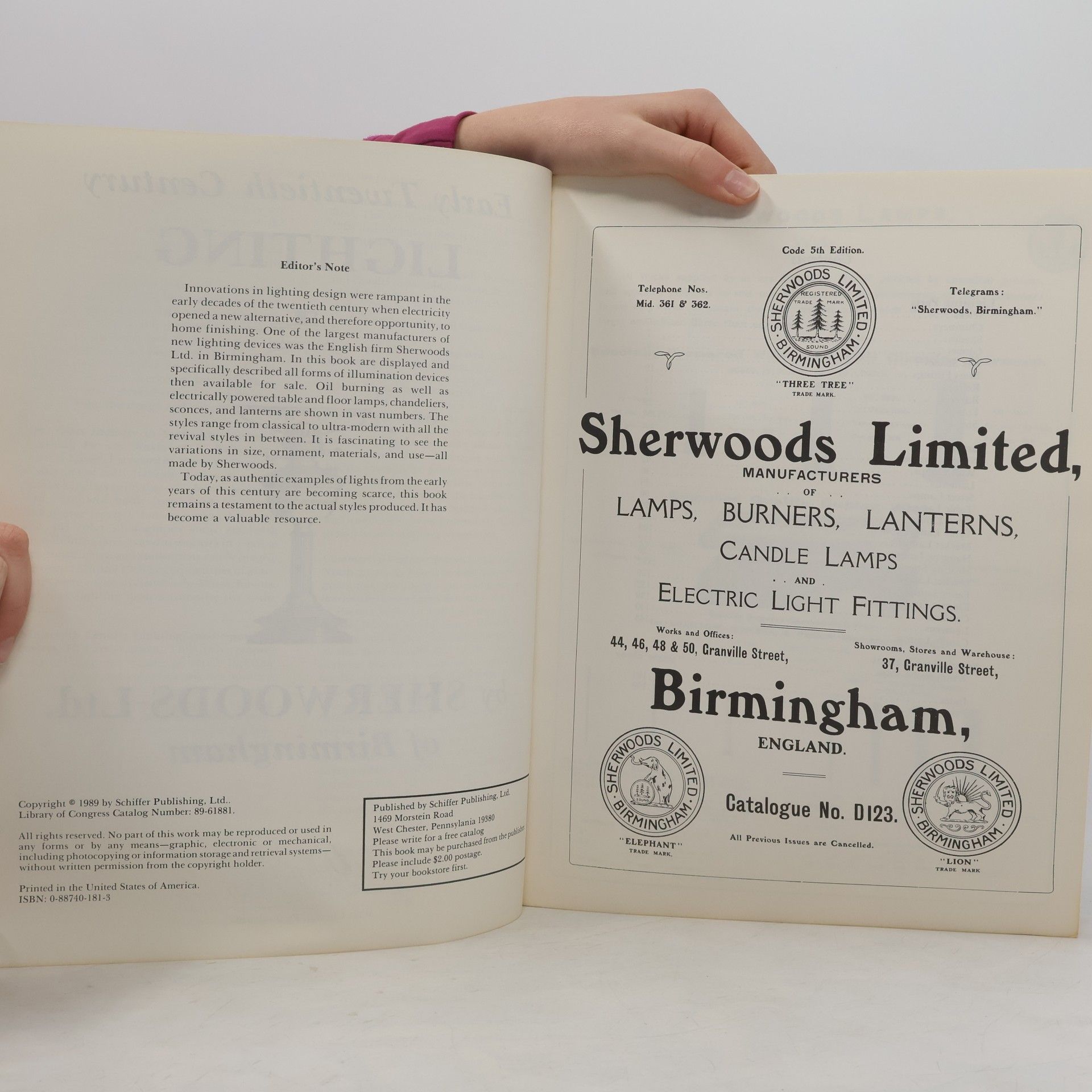 Sherwoods Ltd of Birmingham Early Twentieth Century Lighting by Sherwoods Ltd. of Birmingham