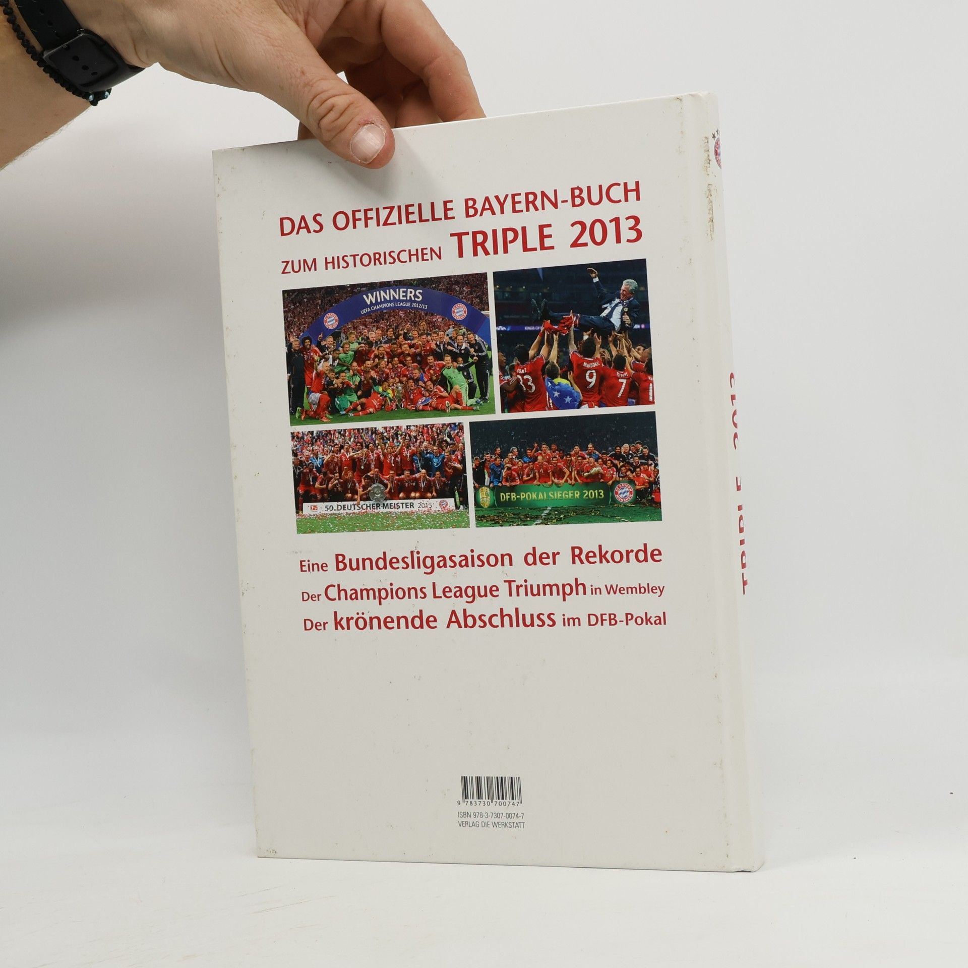 Ulrich Kühne-Hellmessen FC Bayern München Triple 2013
