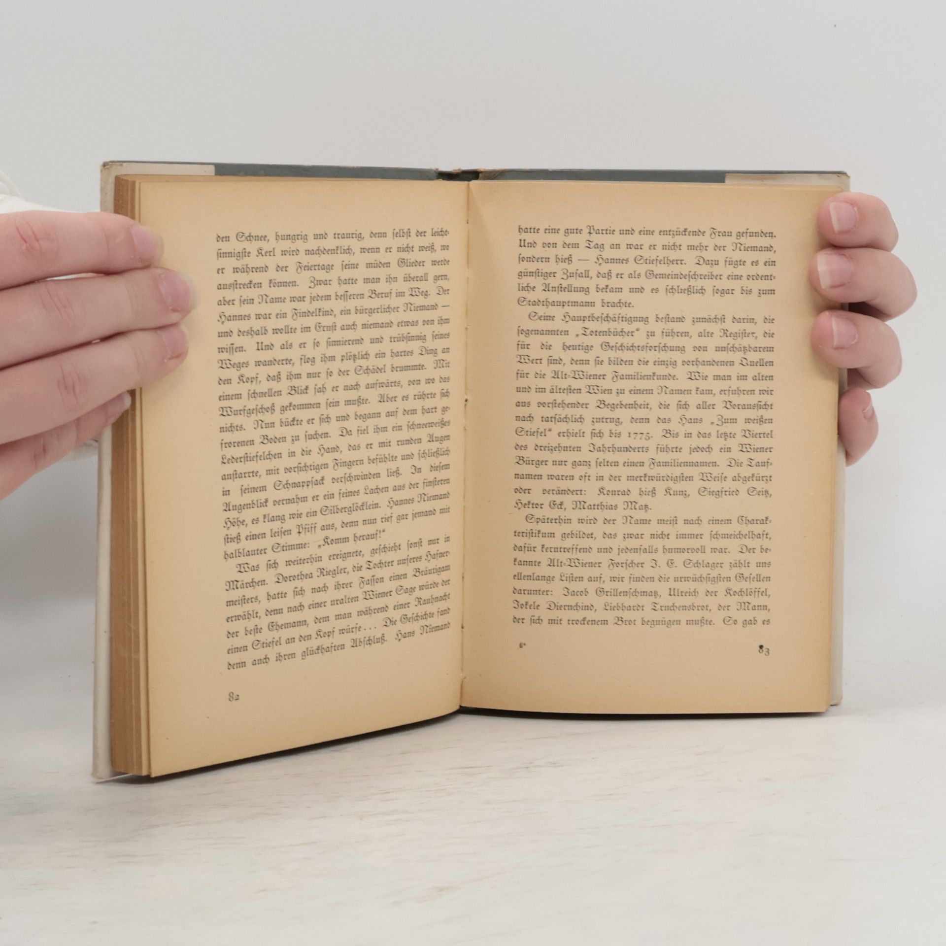 Hans von Tabarelli Alt-Wiener Geschichtenbuch
