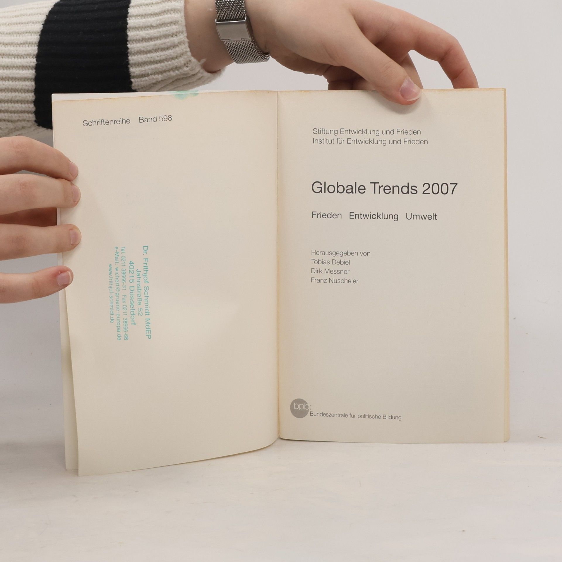 Tobias Debiel Globale Trends 2007