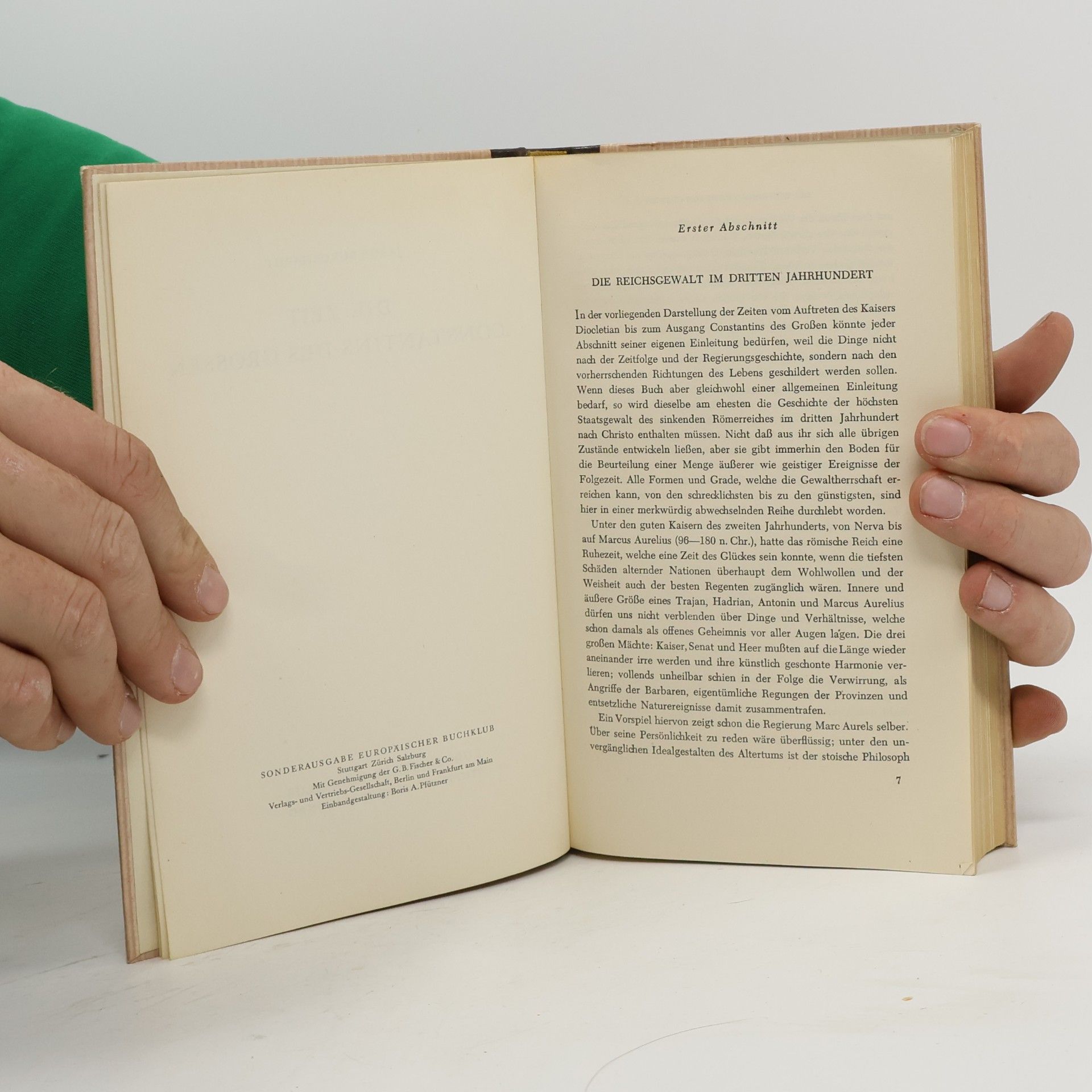 Jacob Burckhardt Die Zeit Constantins des Grossen