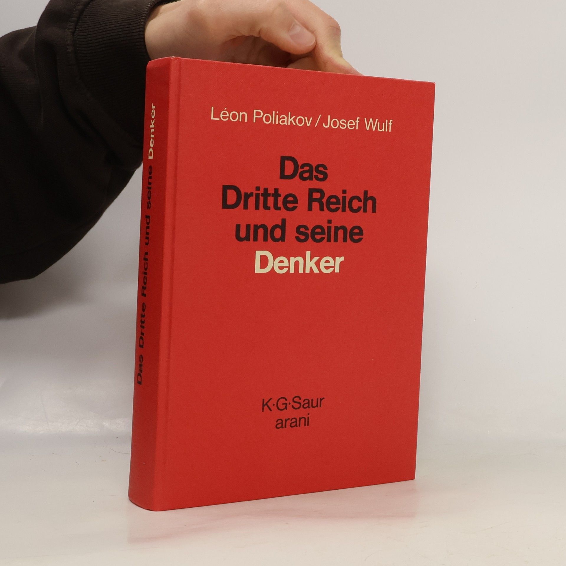 Léon Poliakov Das Dritte Reich und seine Denker