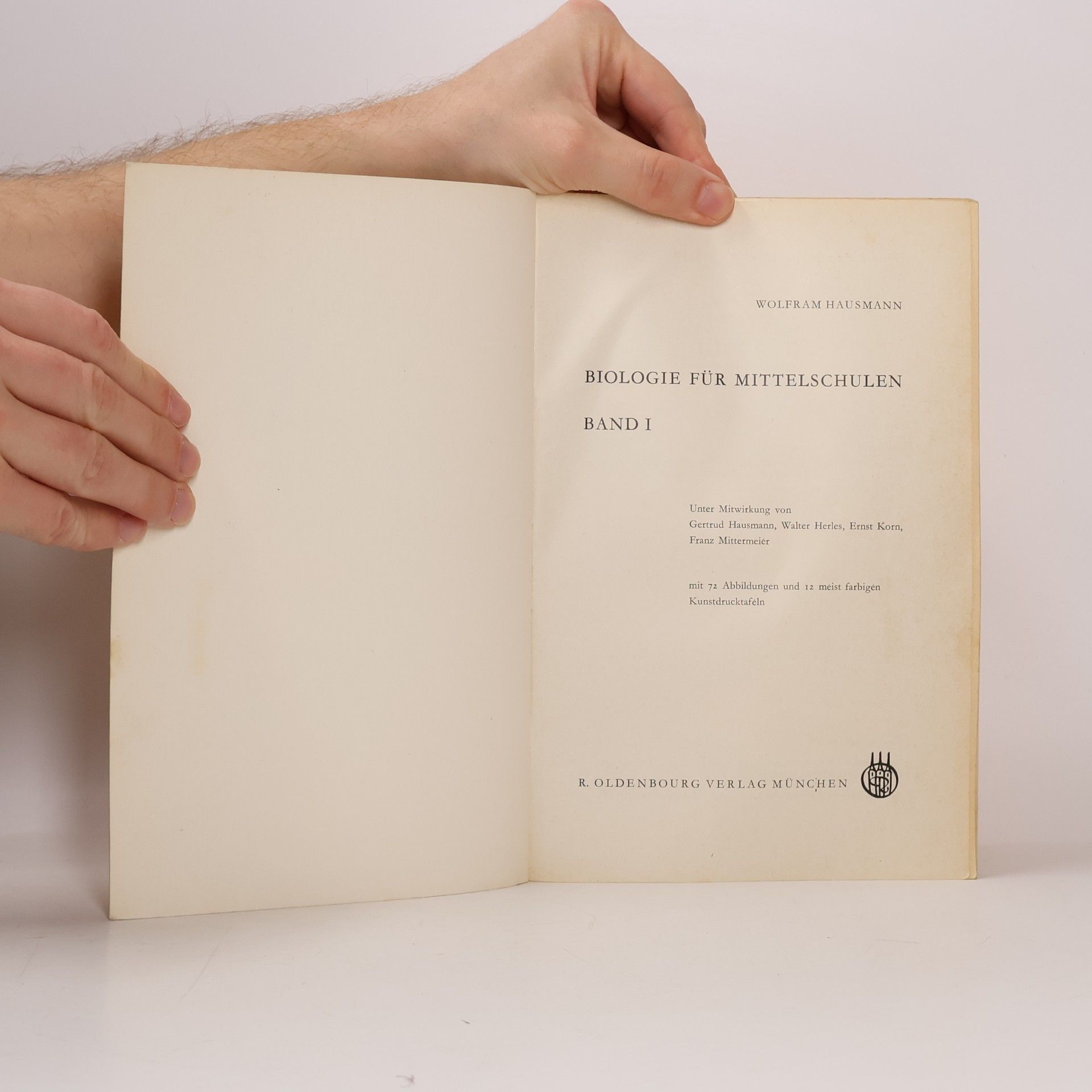Wolfram Hausmann Biologie für Mittelschulen 1