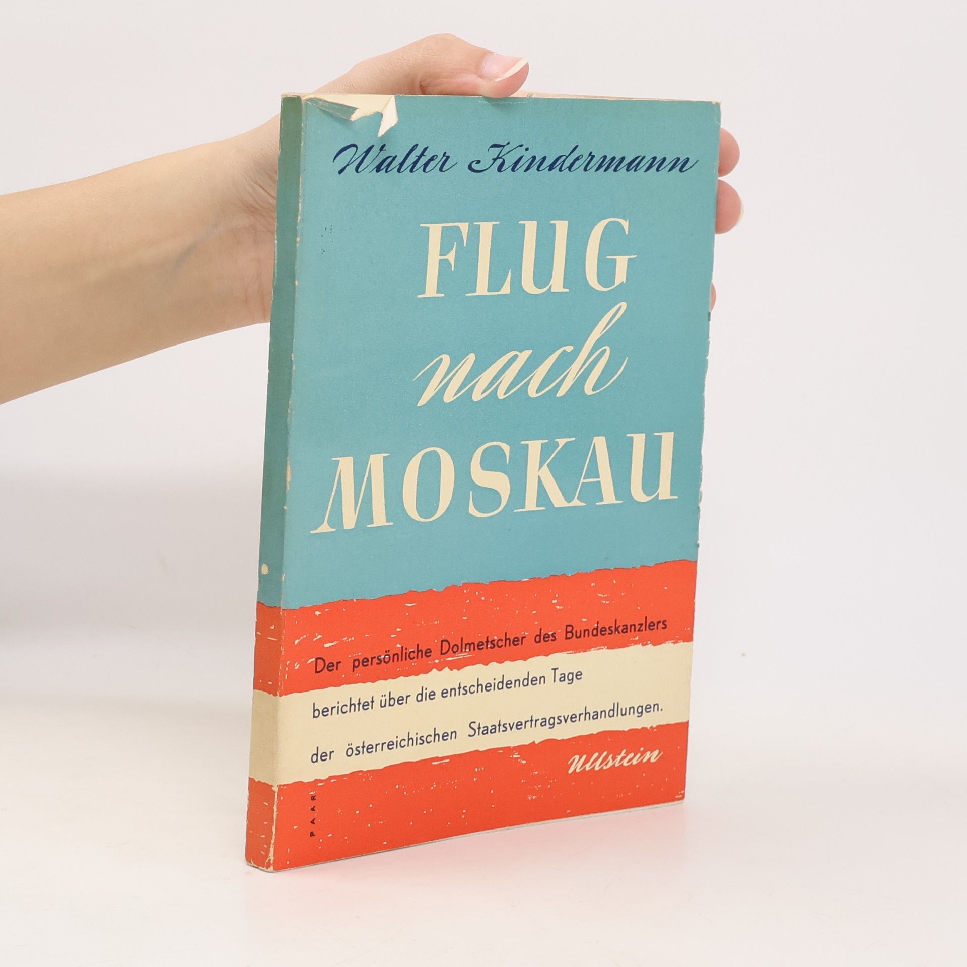 Walter Kindermann Flug nach Moskau.