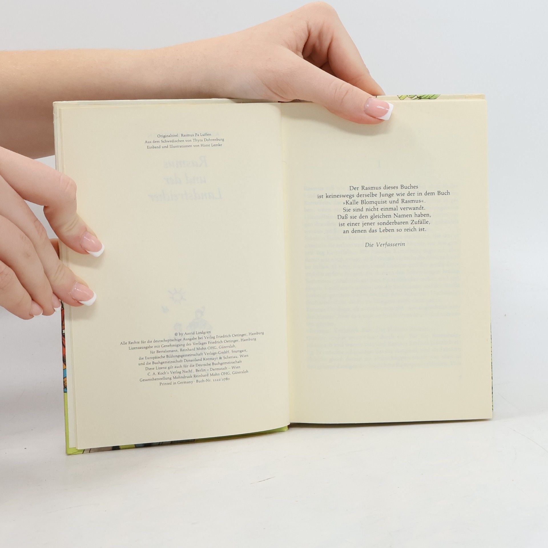 Astrid Lindgren Rasmus und der Landstreicher