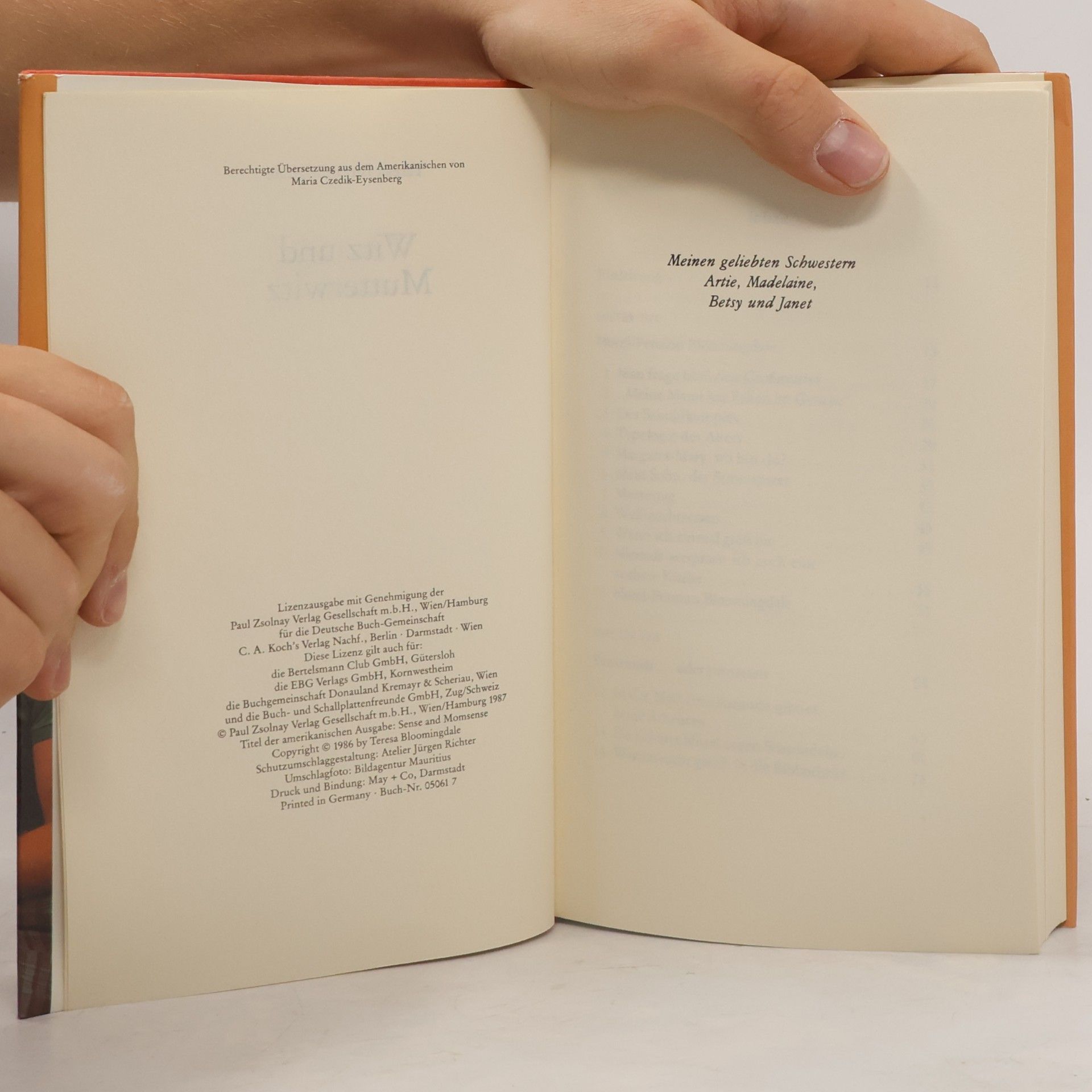 Teresa Bloomingdale Witz und Mutterwitz