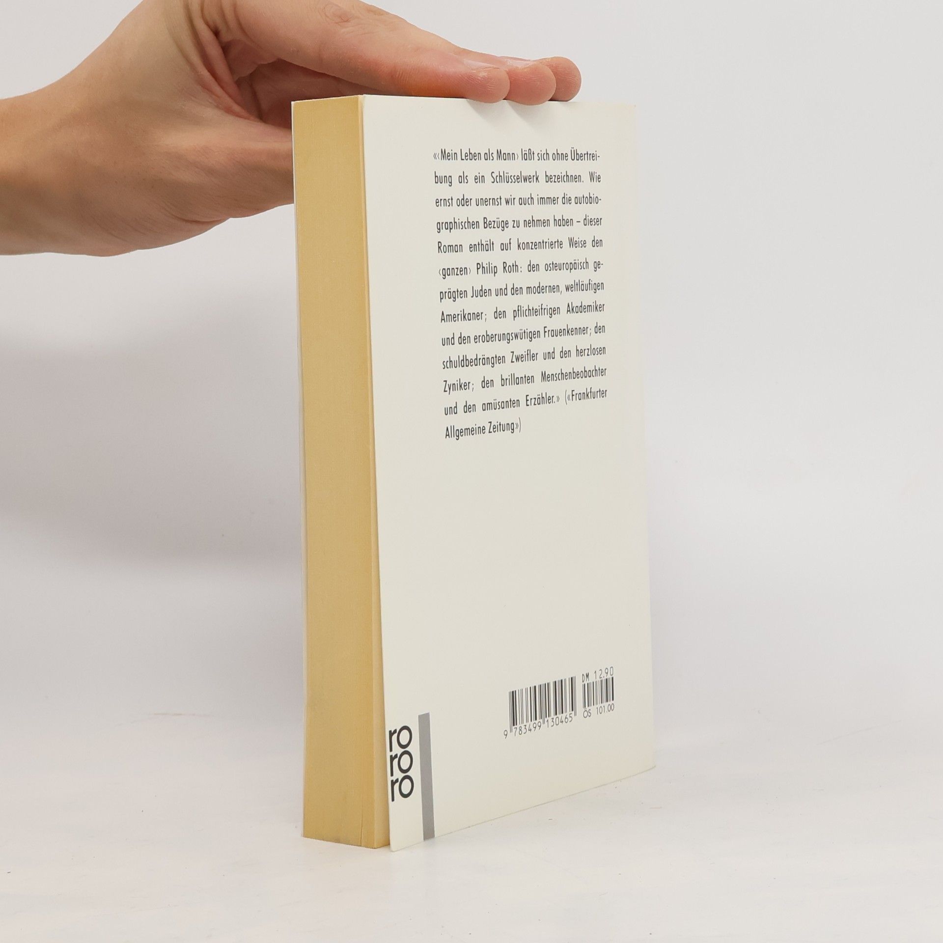 Philip Roth Mein Leben als Mann