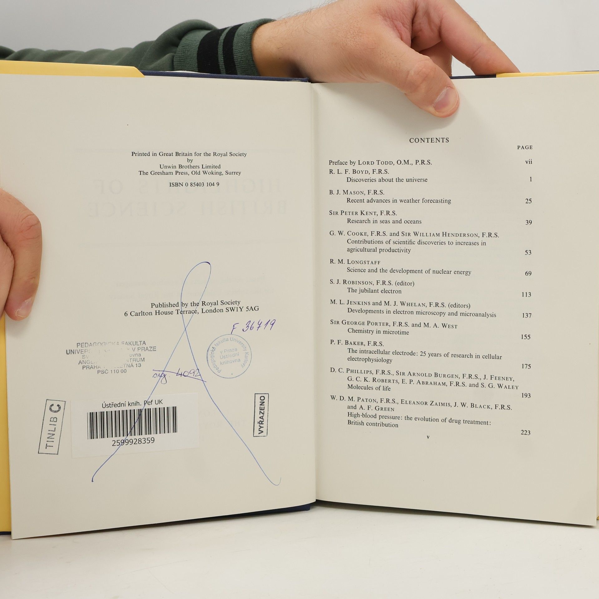 Various authors Highlights of British science
