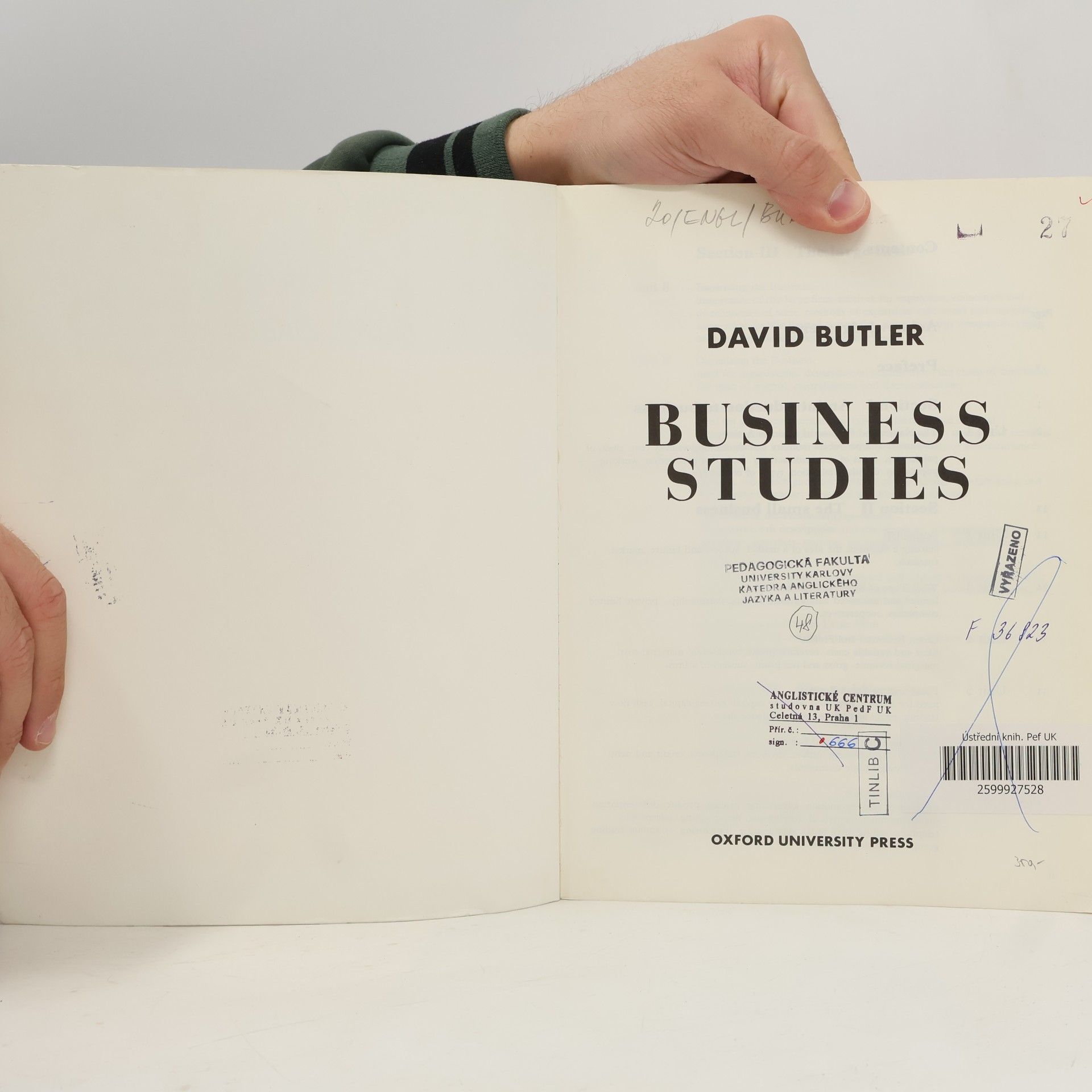 David Butler Business Studies