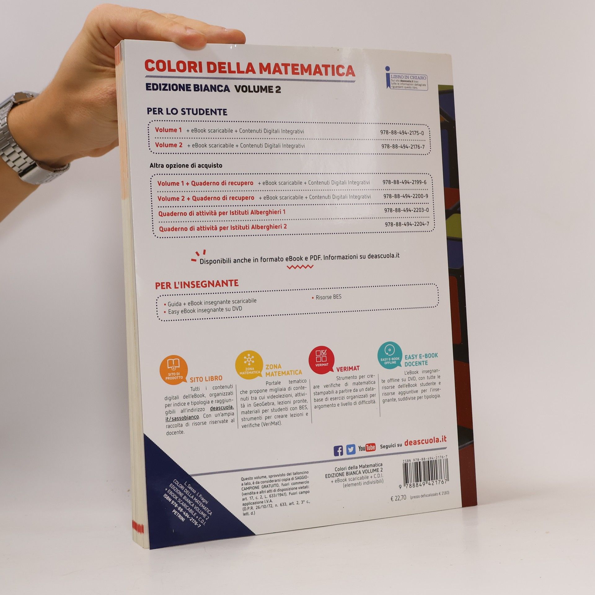Leonardo Sasso Colori della Matematica 2.