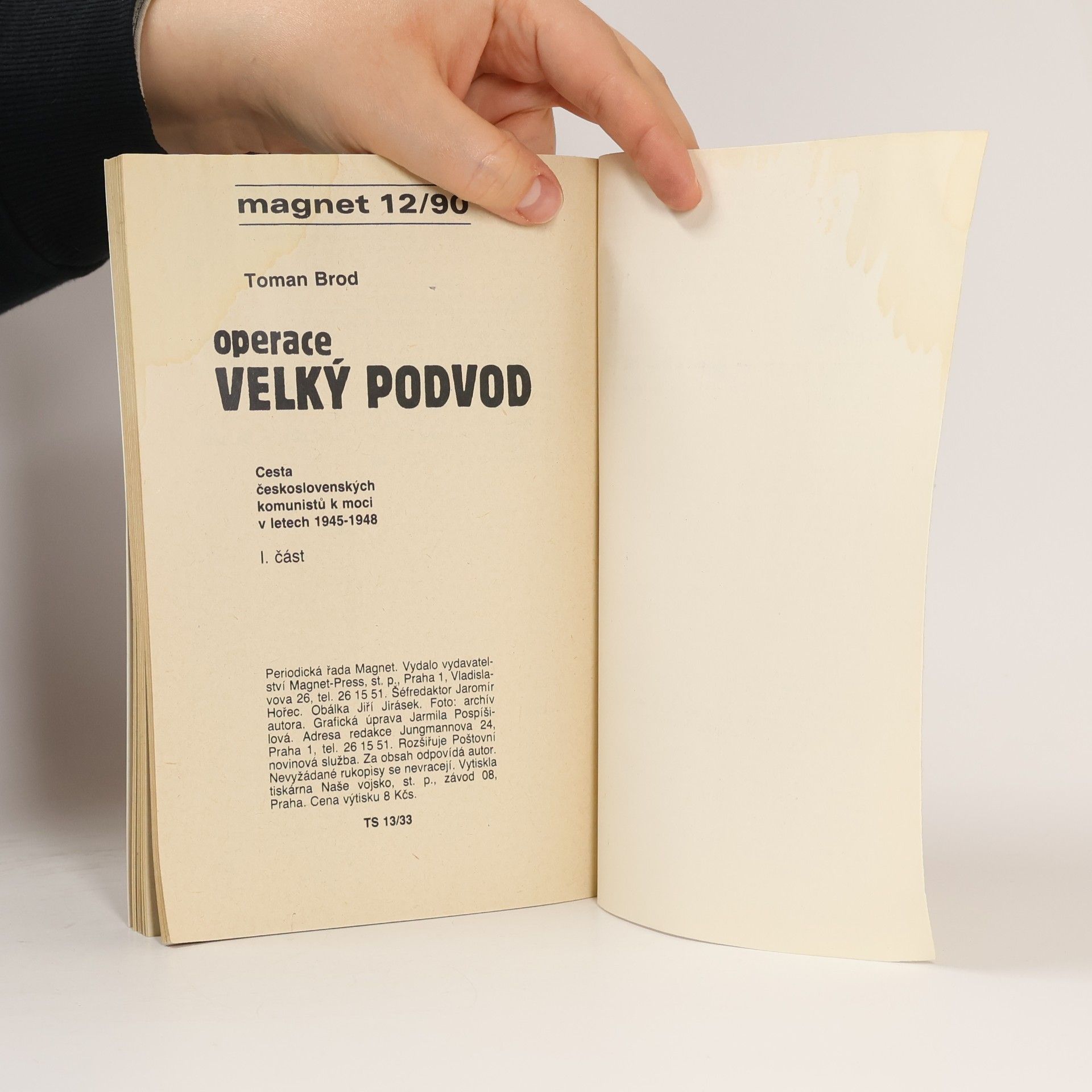 Toman Brod Operace Velký podvod