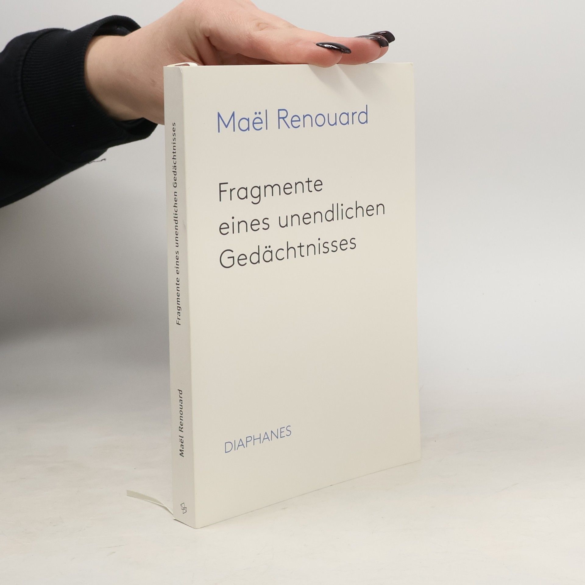 Maël Renouard Fragmente eines unendlichen Gedächtnisses