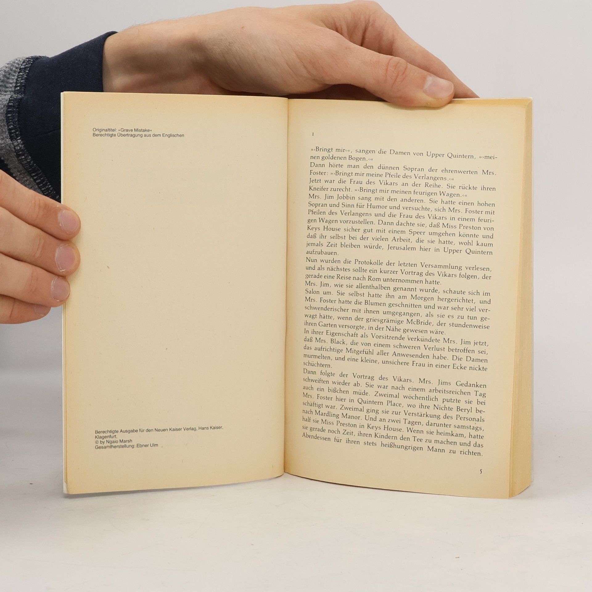 Ngaio Marsh Zwischen Sarg und Grube