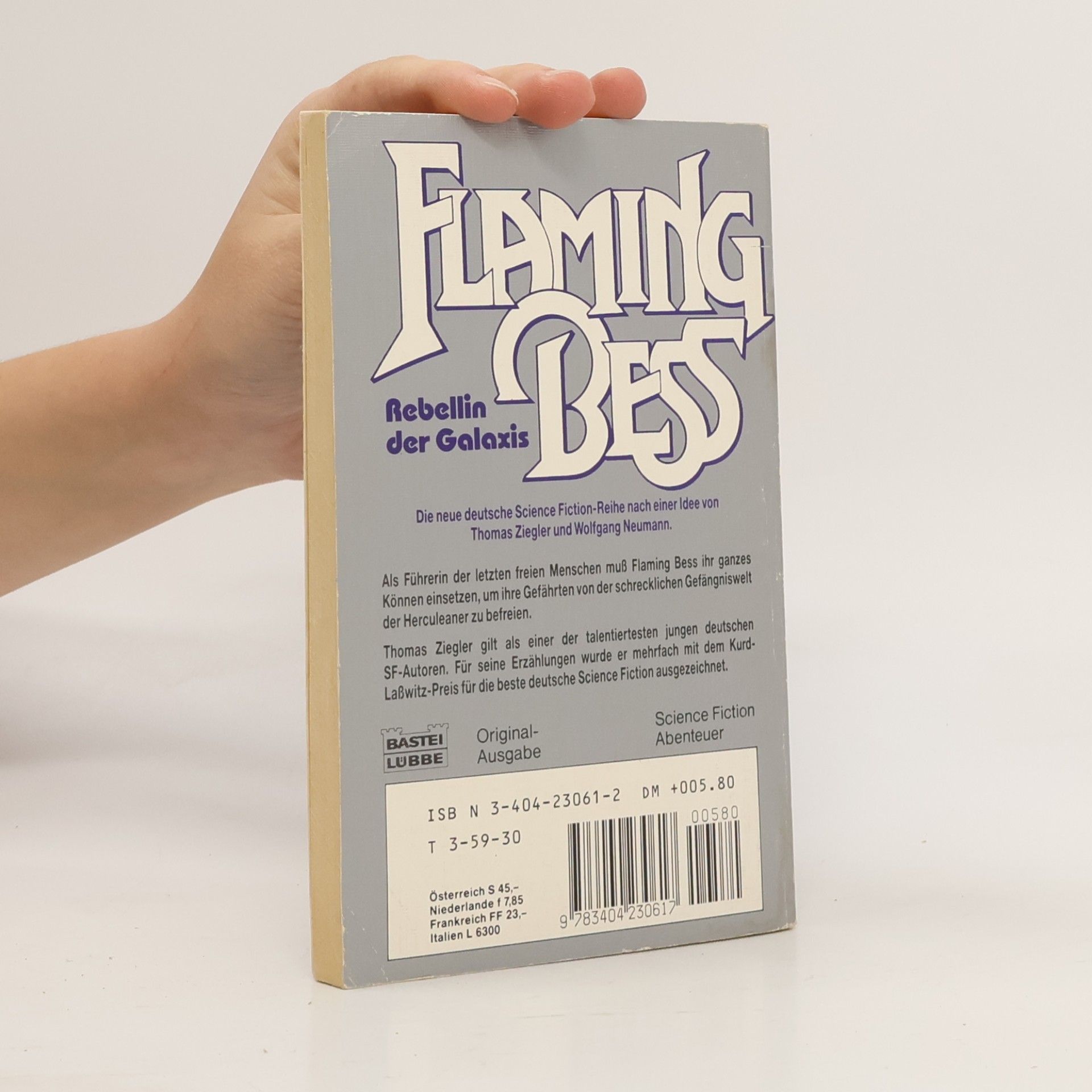 Thomas Ziegler Flaming Bess, Gefangene der Schattenwelten. Science Fiction Abenteuer
