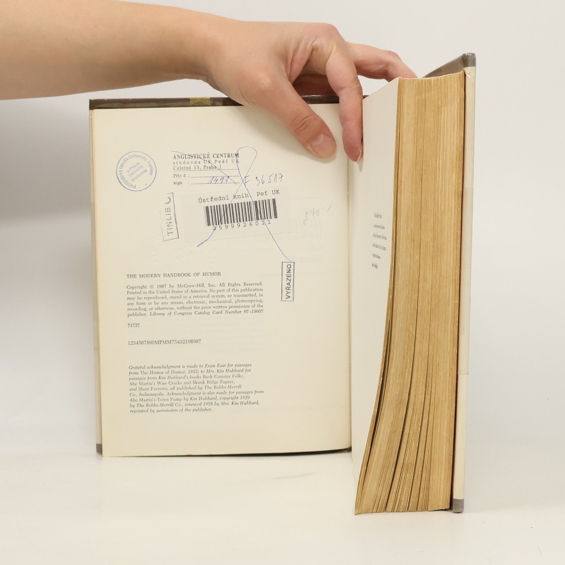 Ralph L. Woods The Modern Handbook of Humor
