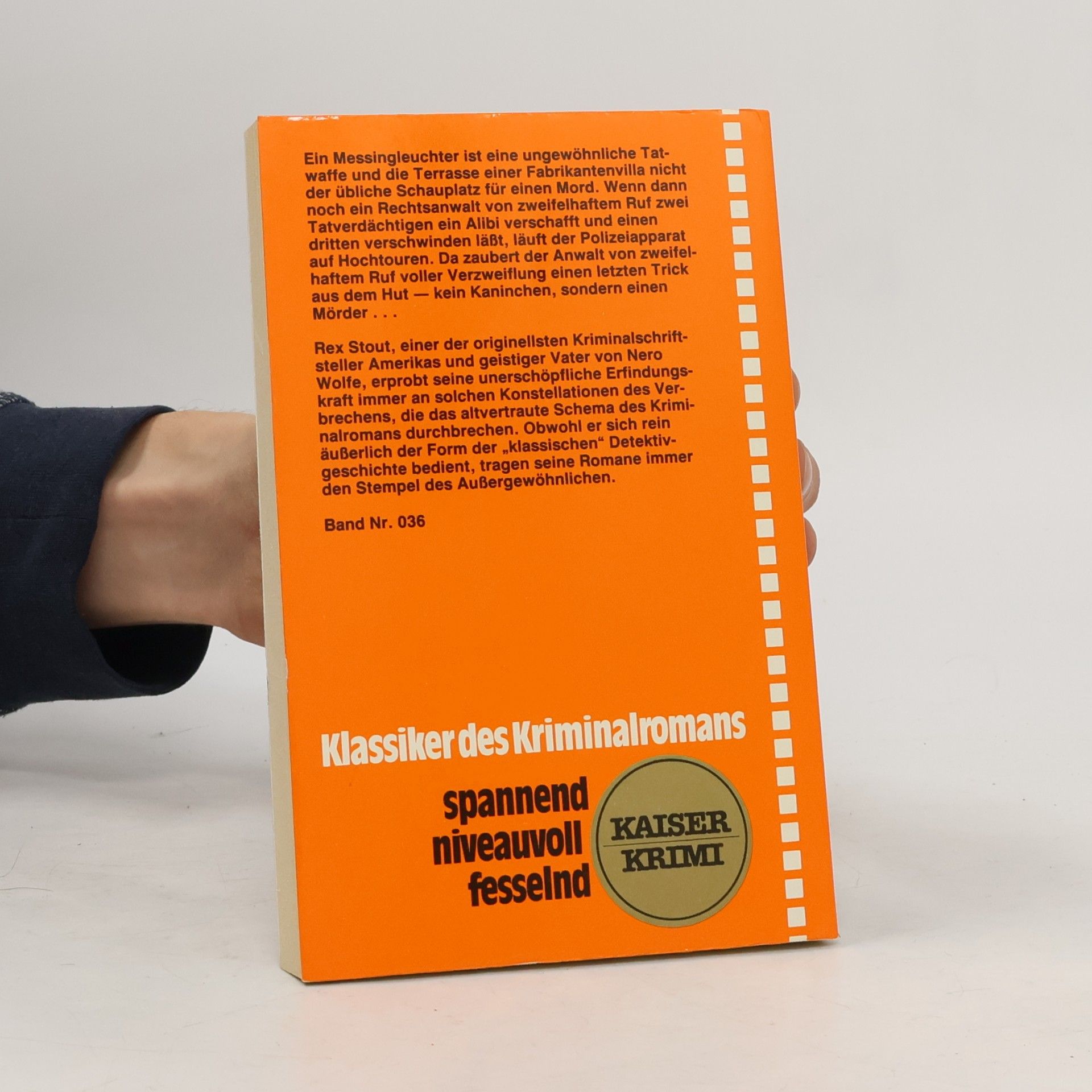 Rex Stout Das tönende Alibi