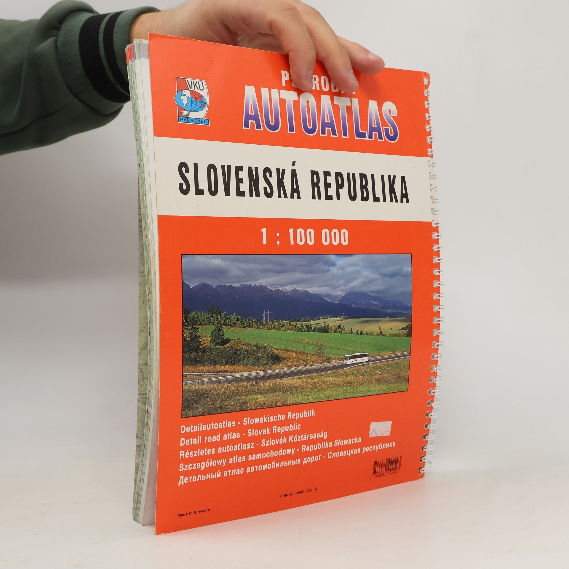 Collectif d'auteurs Podrobný autoatlas. Slovenská republika 1:100 000