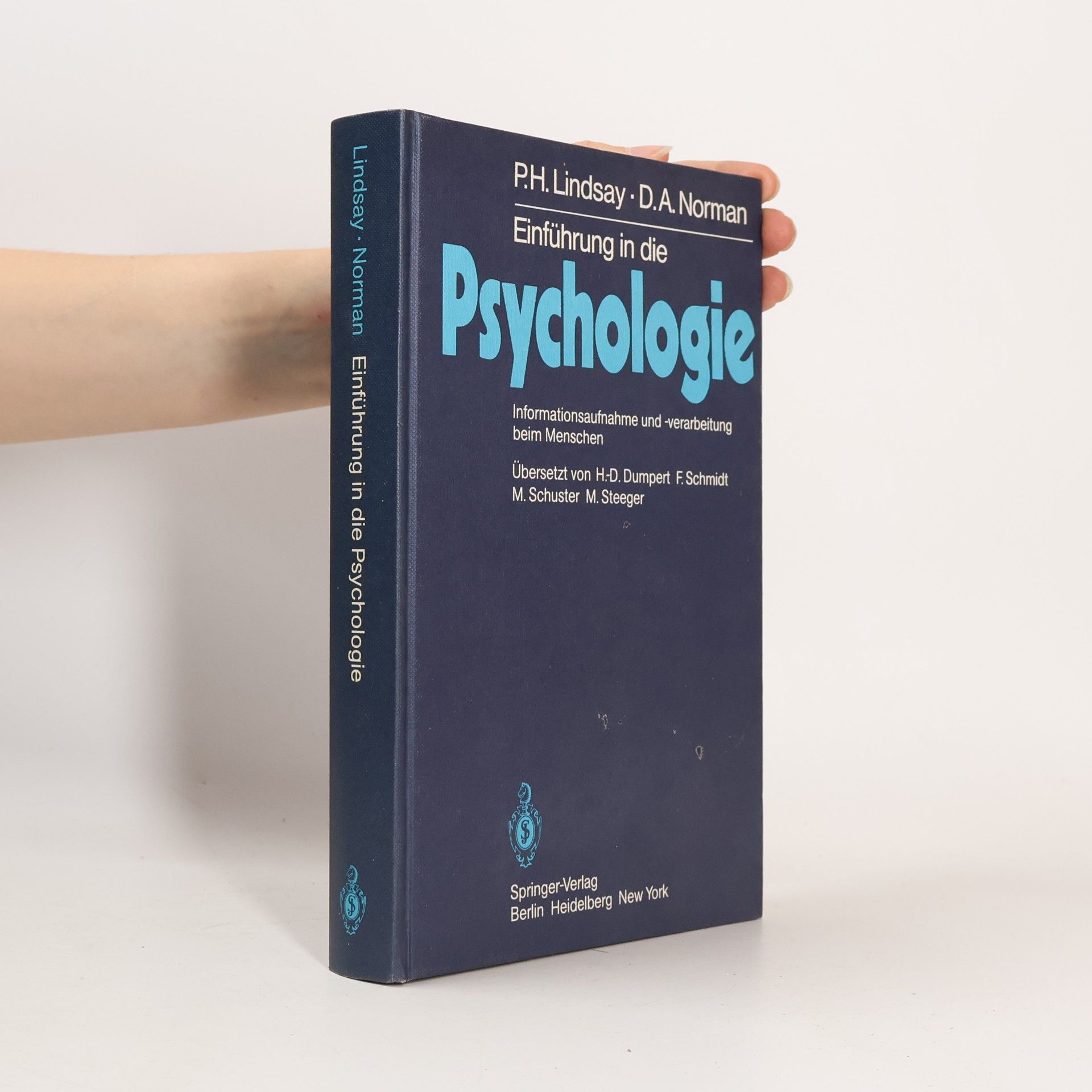 Einführung in die Psychologie. Informationsaufnahme und - Verarbeitung beim Menschen.