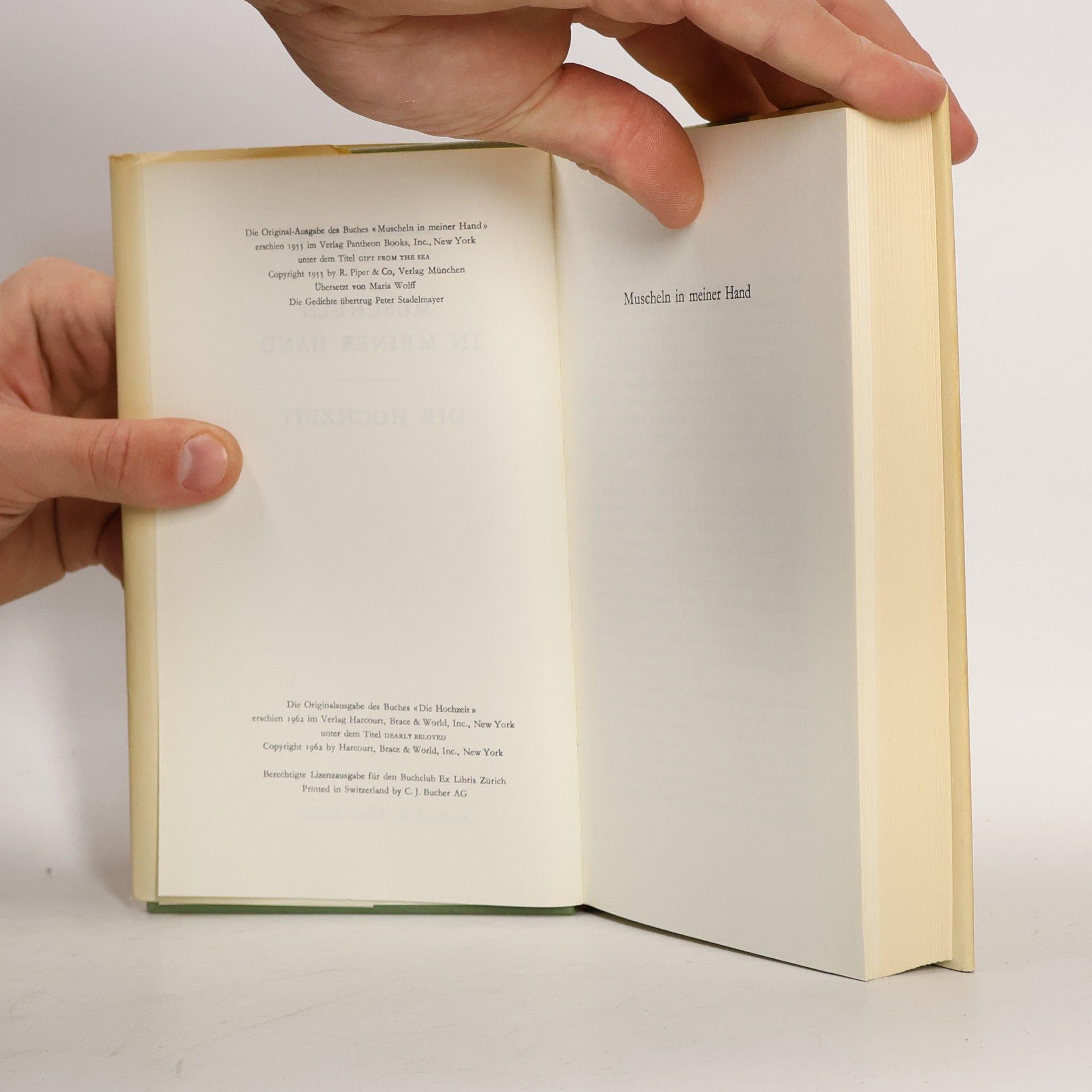 Anne Morrow Lindbergh Muscheln in meiner Hand. Die Hochzeit