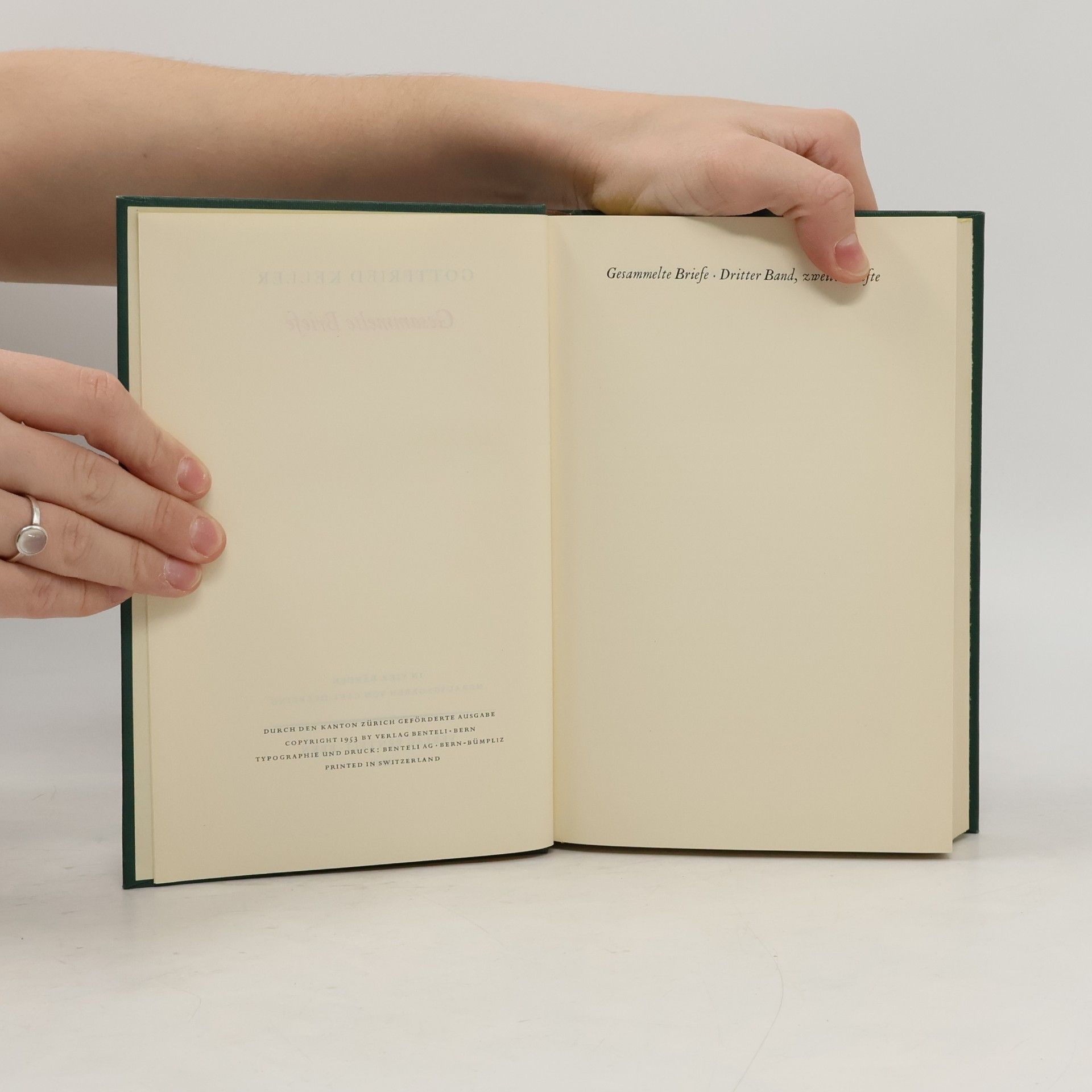 Gottfried Keller Gesammelte Briefe 3/2