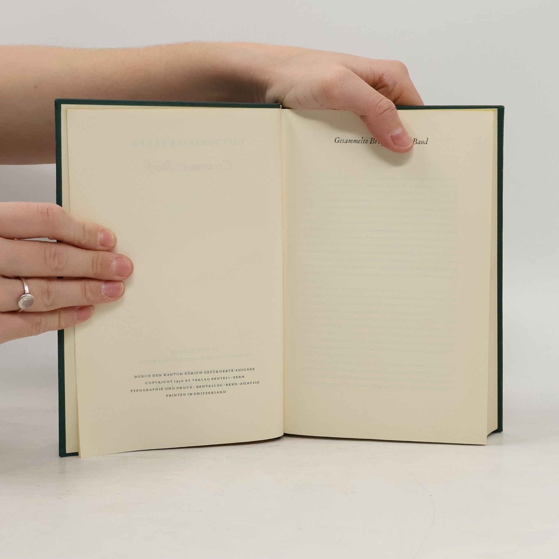 Gottfried Keller Gesammelte Briefe 1