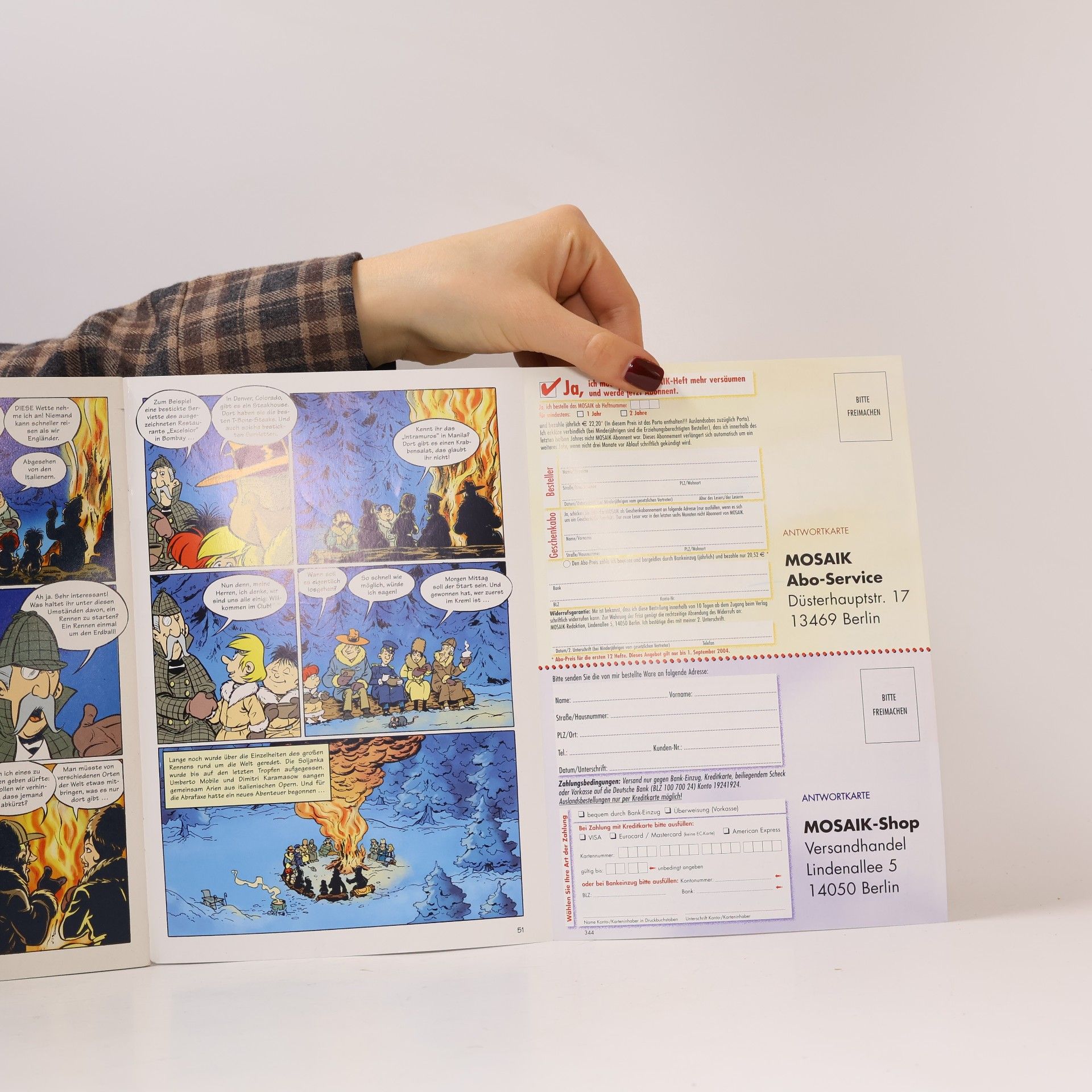 Kolektiv autorů Mosaik 344. Die abenteuerliche Wette