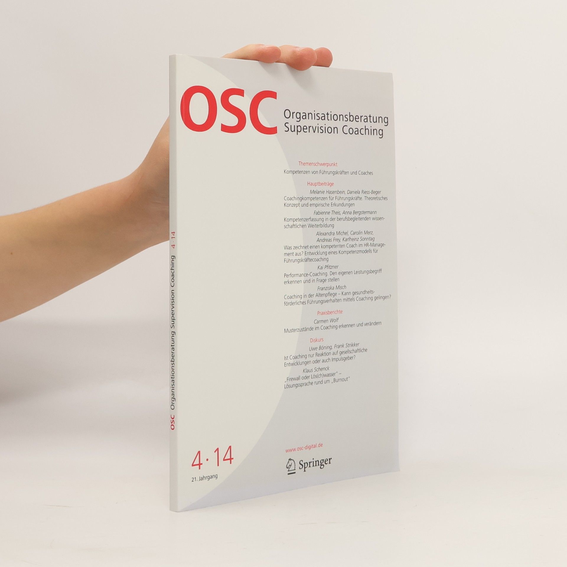 OSC Organisationsberatung Supervision Coaching 4/14