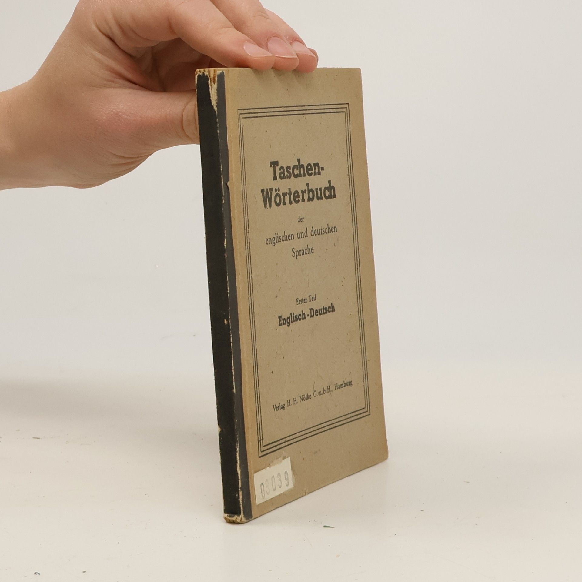 Helmut Rohr Taschen-Wörterbuch der englischen und deutschen Sprache