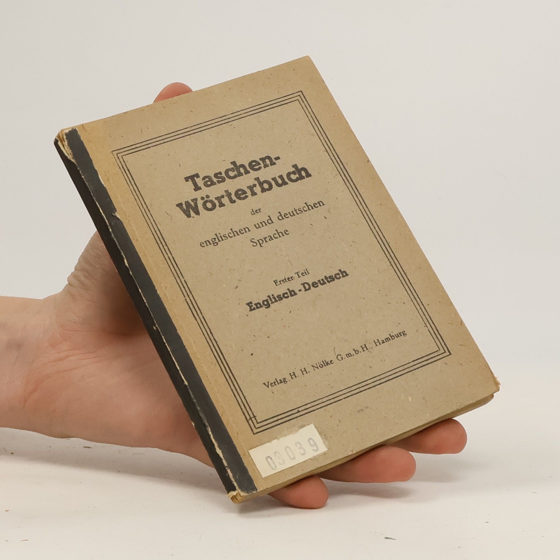 Helmut Rohr Taschen-Wörterbuch der englischen und deutschen Sprache