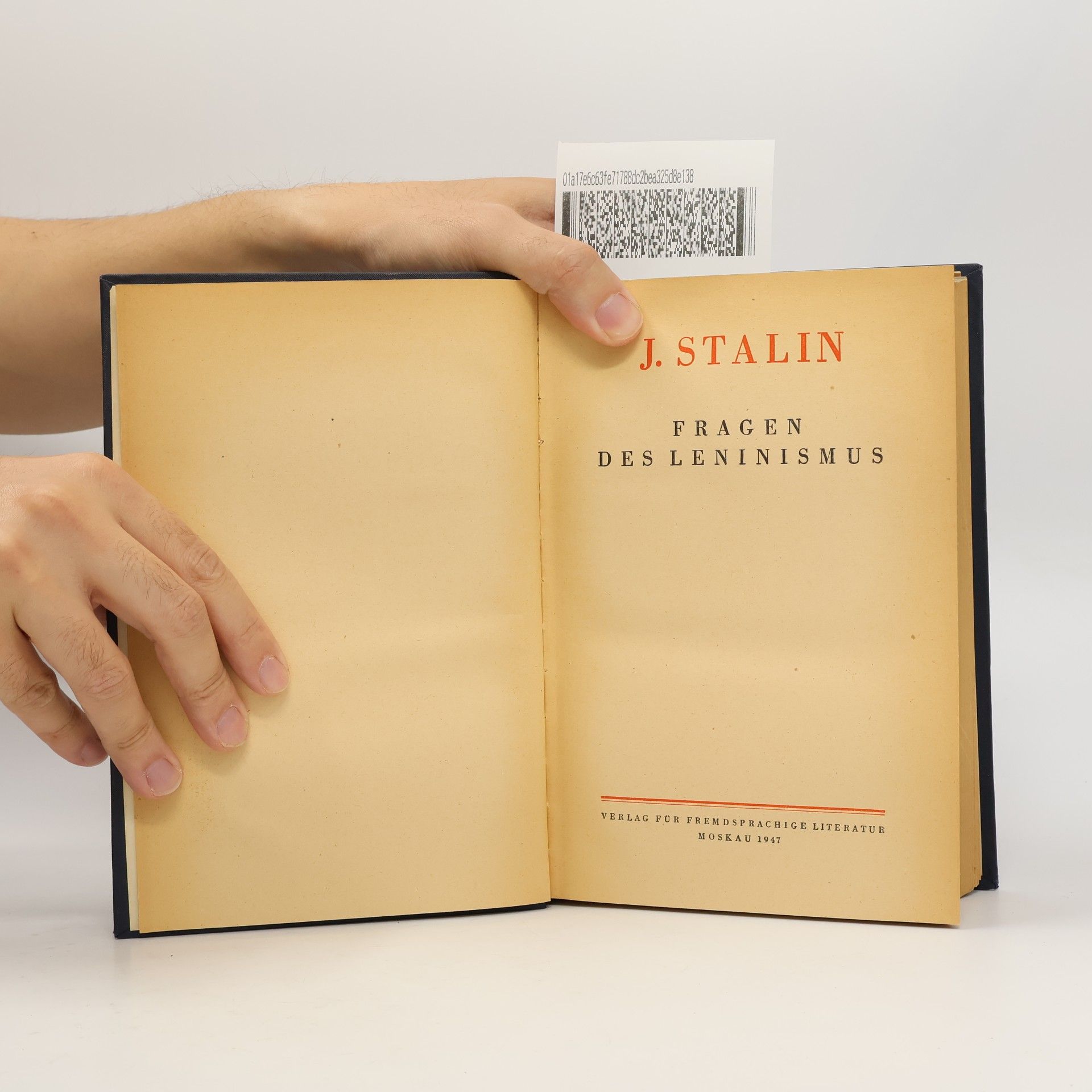 Josif Vissarionovič Stalin Fragen des Leninismus