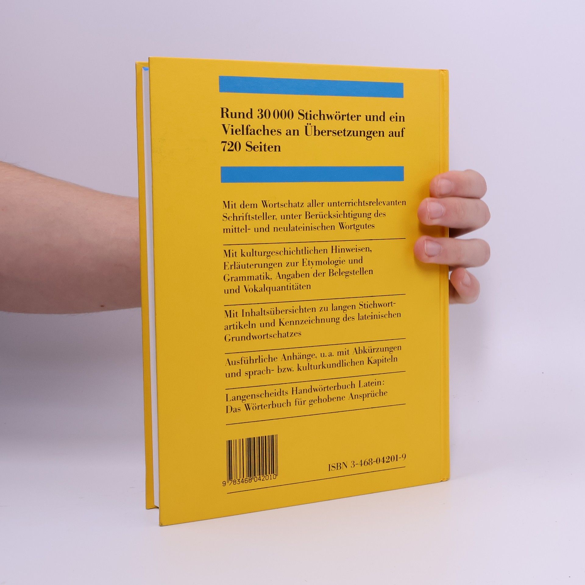 Erich Pertsch Langenscheidts Handwörterbuch Lateinisch-Deutsch