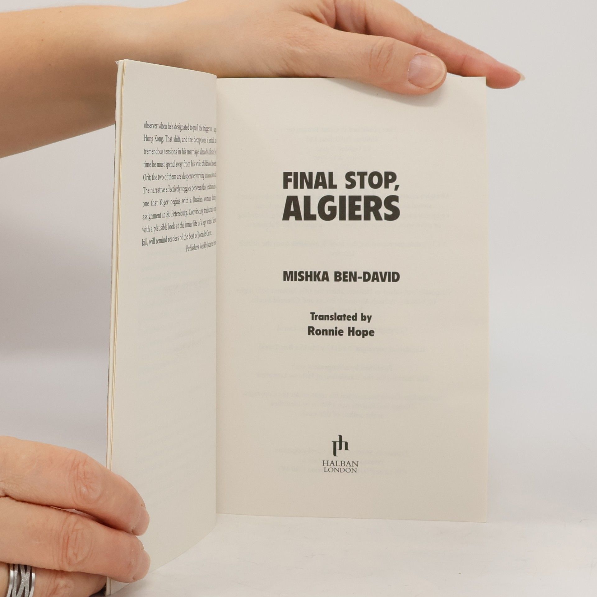 Mishka Ben-David Final Stop, Algiers
