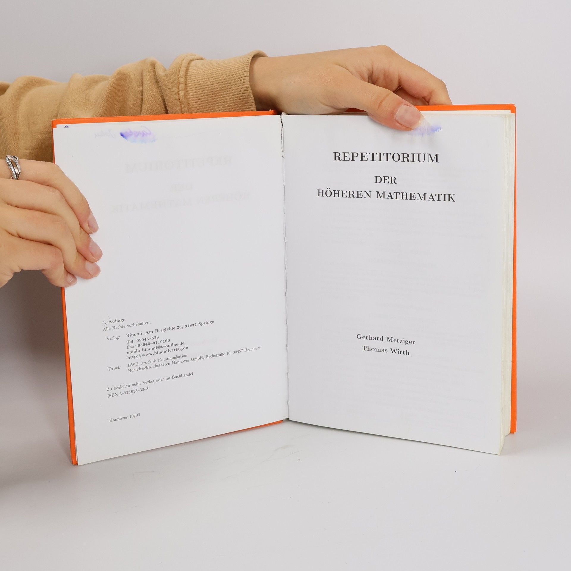 Gerhard Merziger Repetitorium der höheren Mathematik