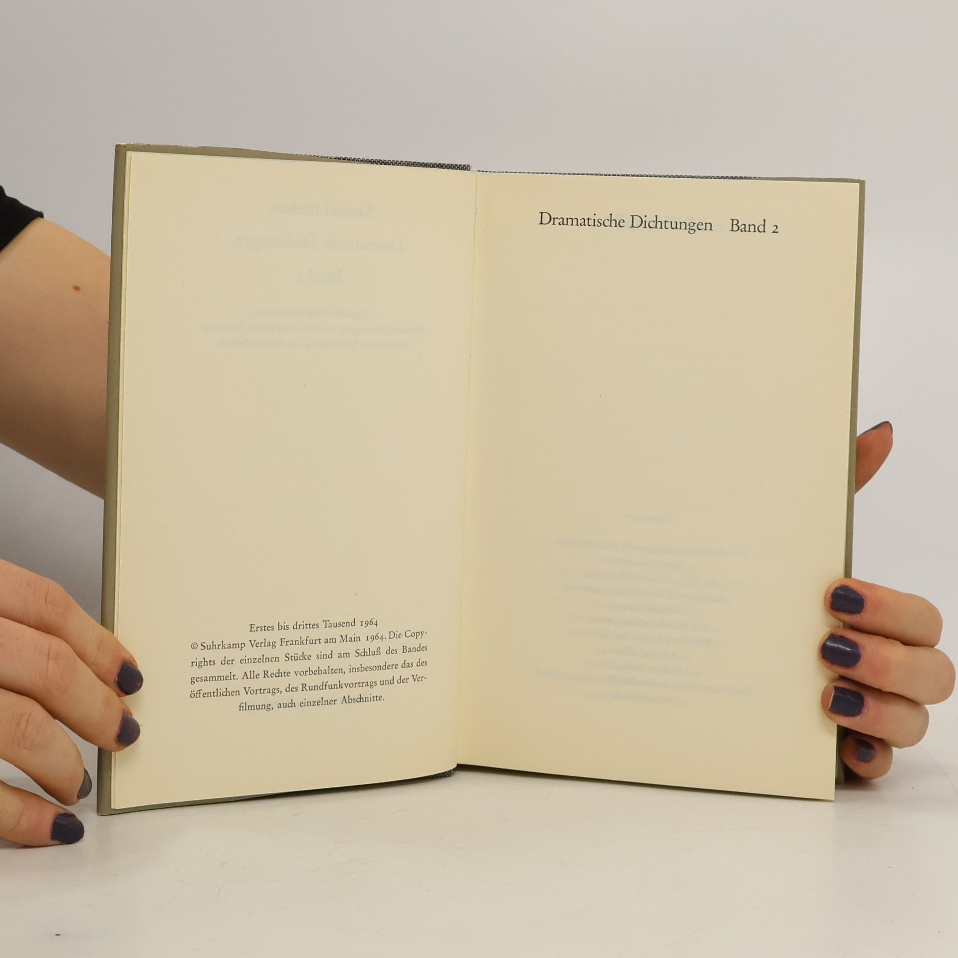 Samuel Beckett Dramatische Dichtungen 2