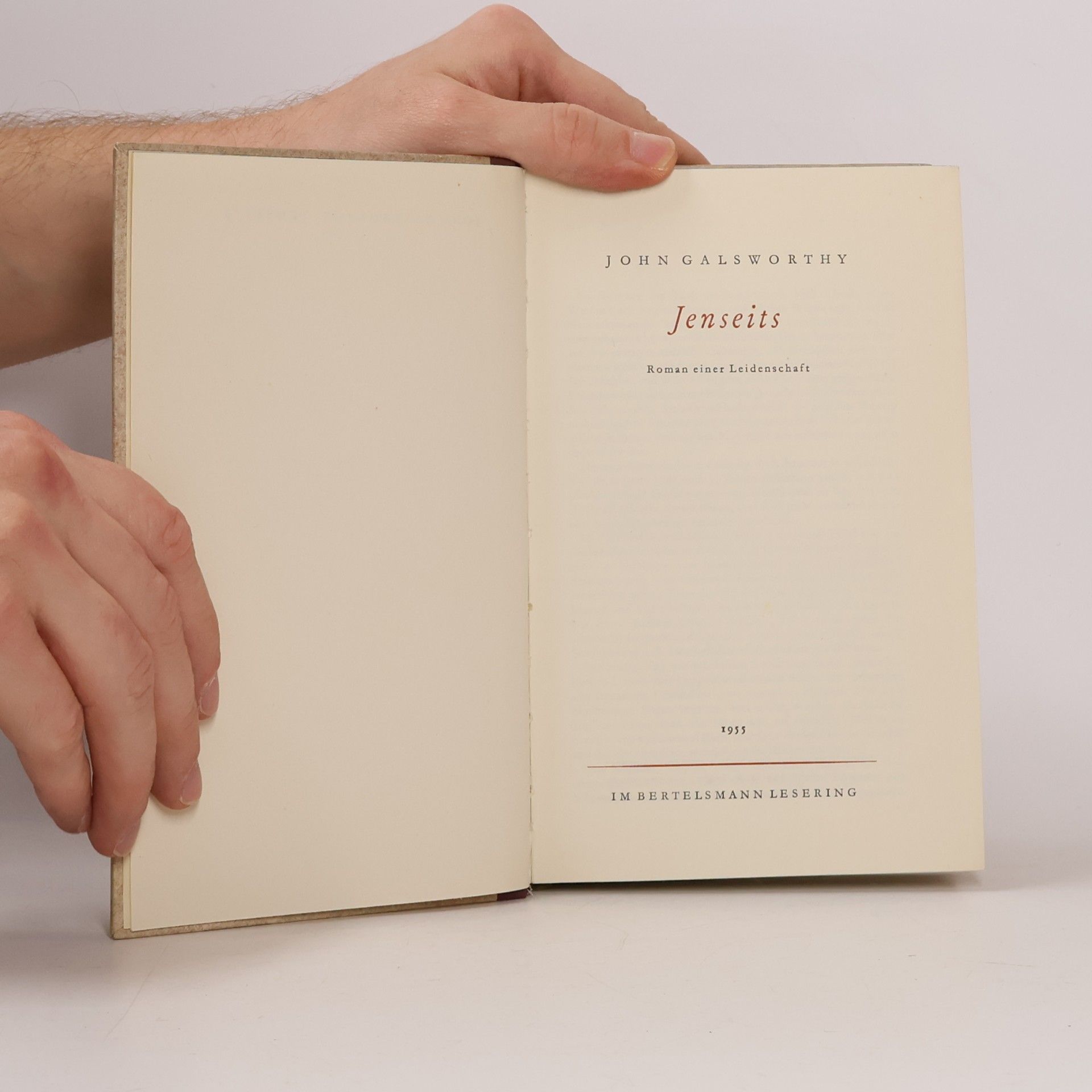 John Galsworthy Jenseits