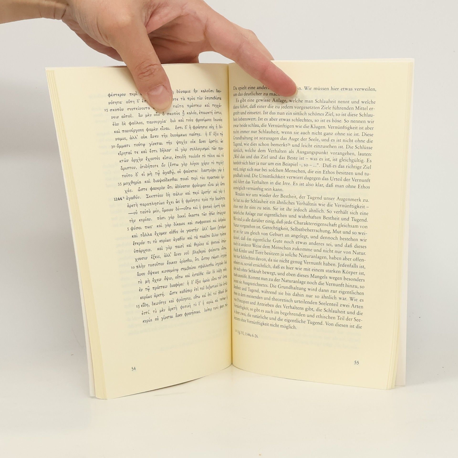 Aristoteles Nikomachische Ethik VI