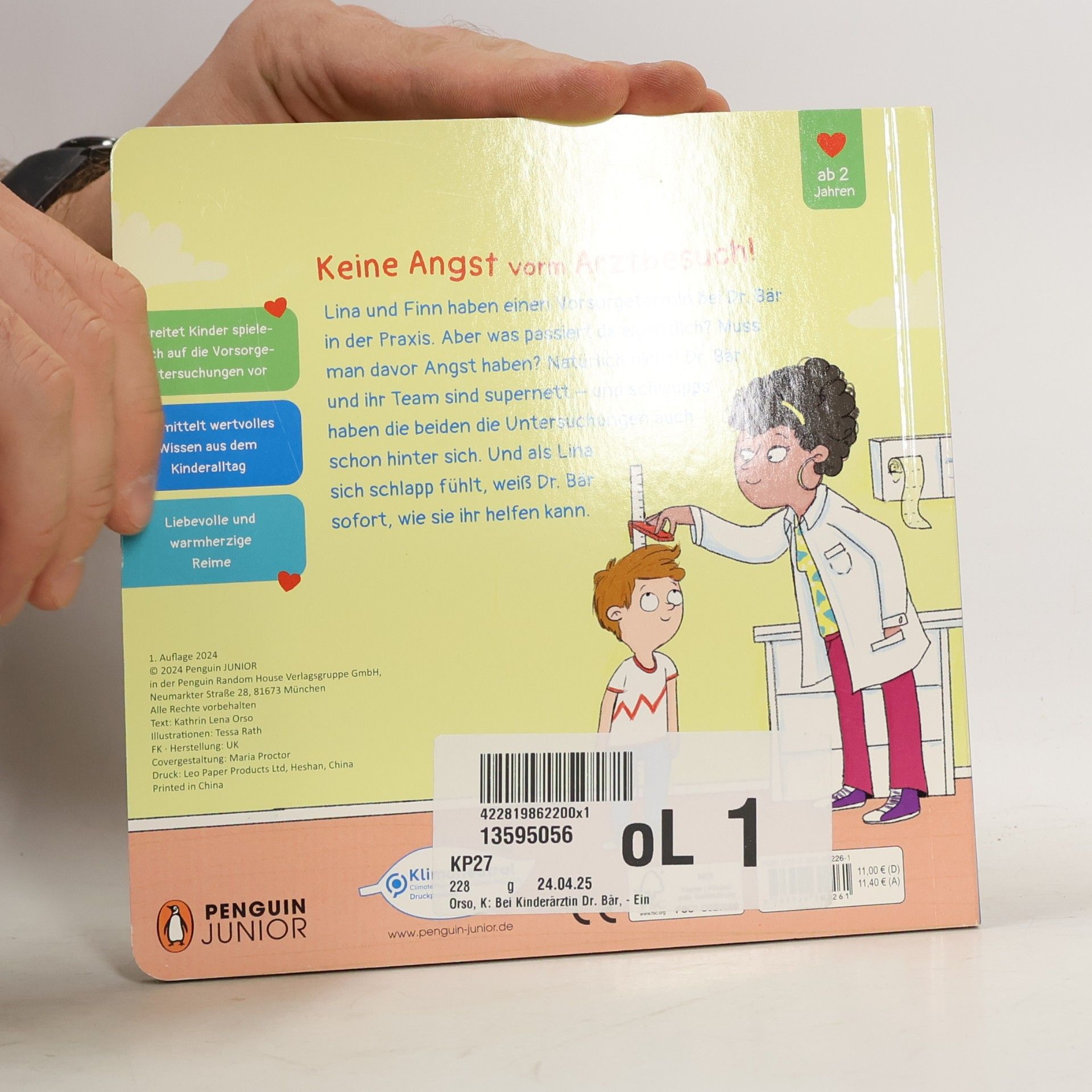 Tessa Rath Bei Kinderärztin Dr. Bär, - Ein Arztbesuch ist gar nicht schwer