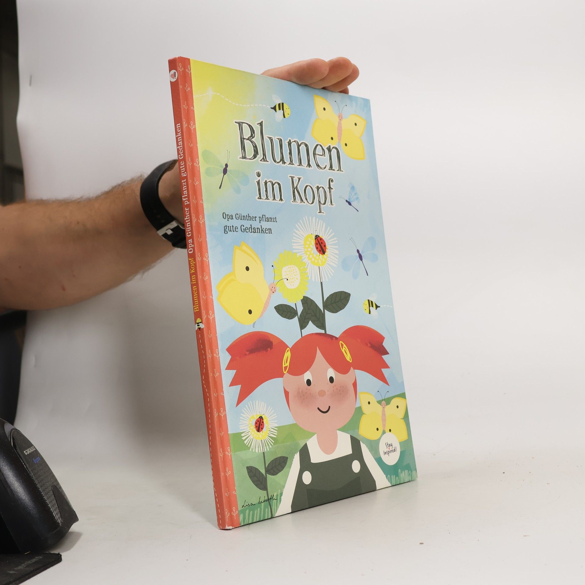 Blumen im Kopf. Opa Günther pflanzt gute Gedanken