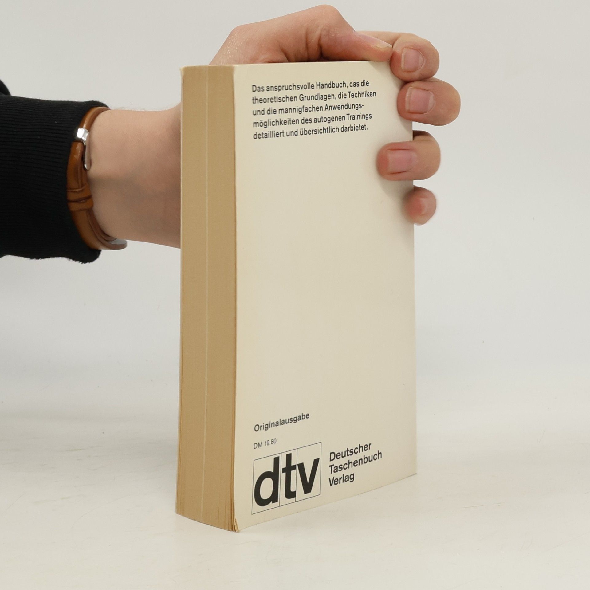 Bernt H. Hoffmann Handbuch des autogenen Trainings