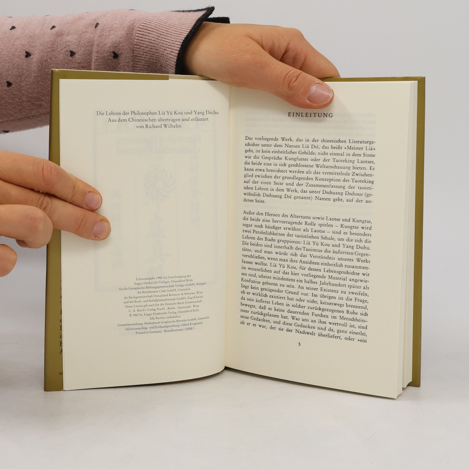Liä Dsi Das wahre Buch vom quellenden Urgund