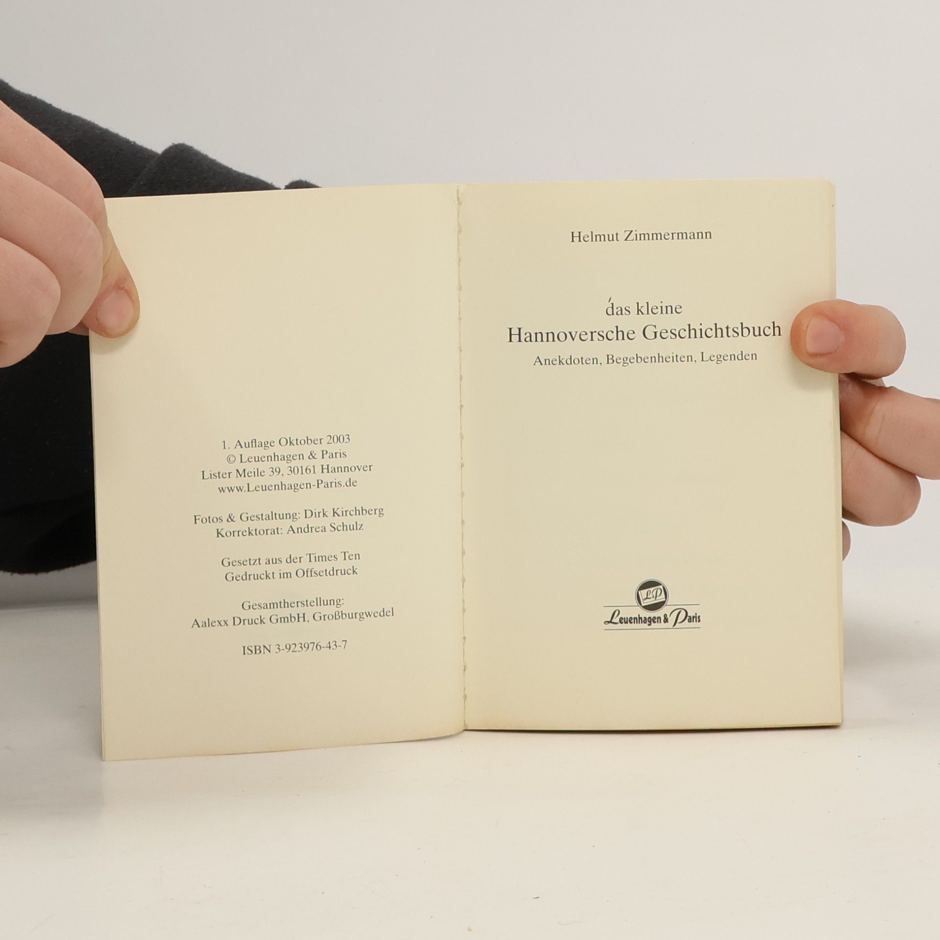 Helmut Zimmermann Das kleine Hannoversche Geschichtsbuch