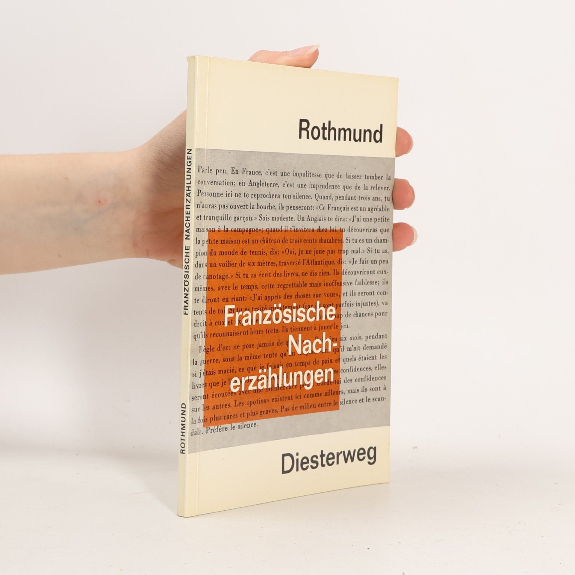 Alfons Rothmund Französische Nacherzählungen