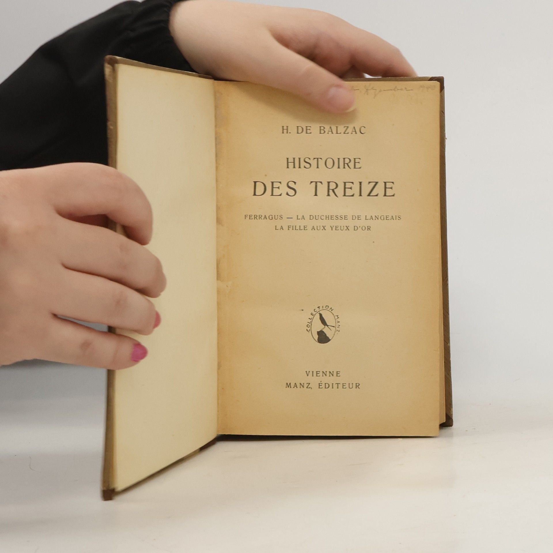 De Balzac H. Histoire des Treize
