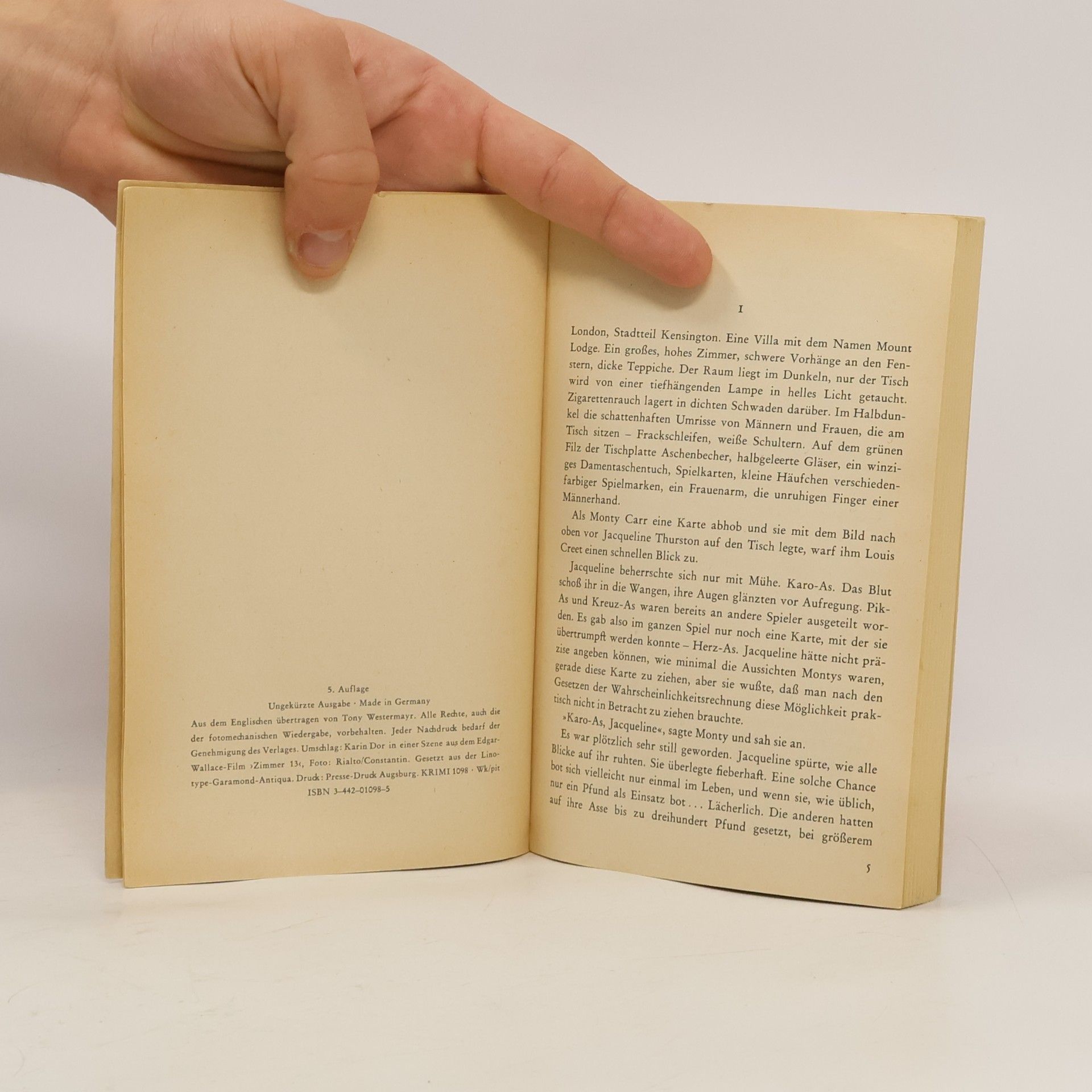 Edgar Wallace Lotterie des Todes